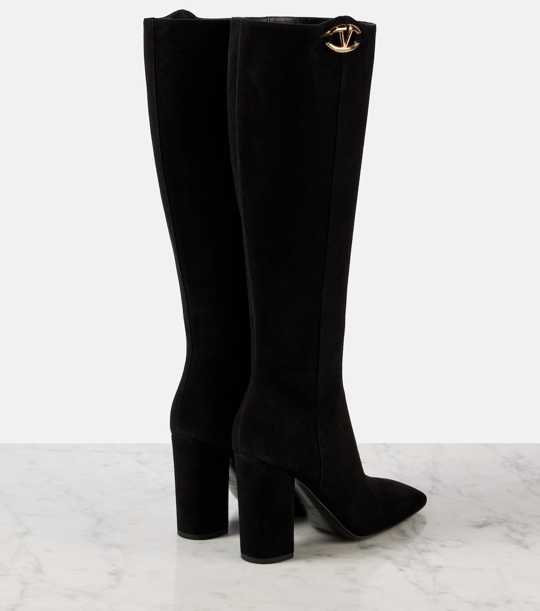 Botas altas VLogo de ante | Valentino Garavani