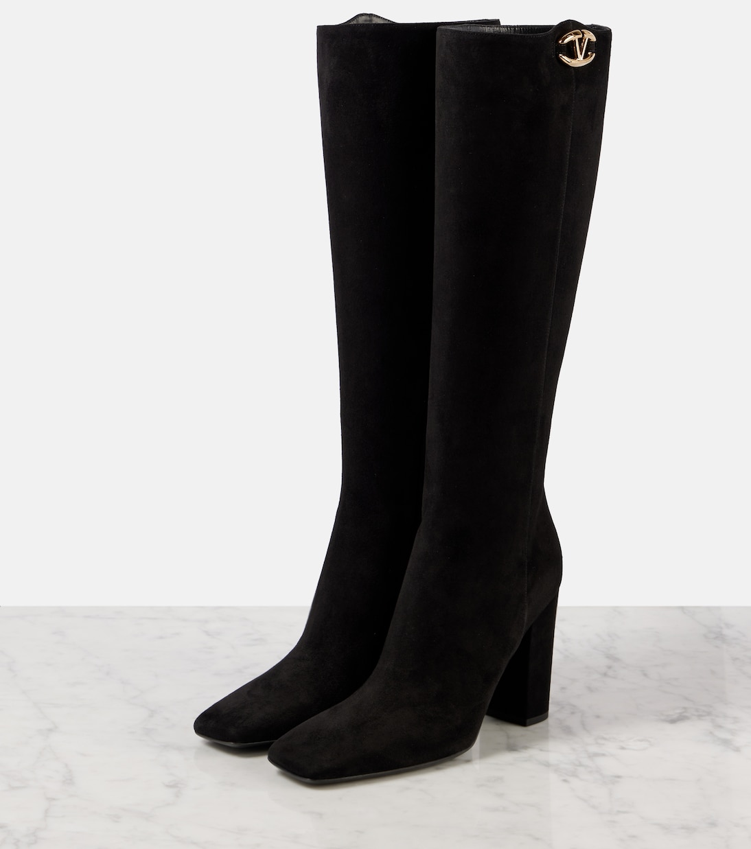 Botas altas VLogo de ante | Valentino Garavani