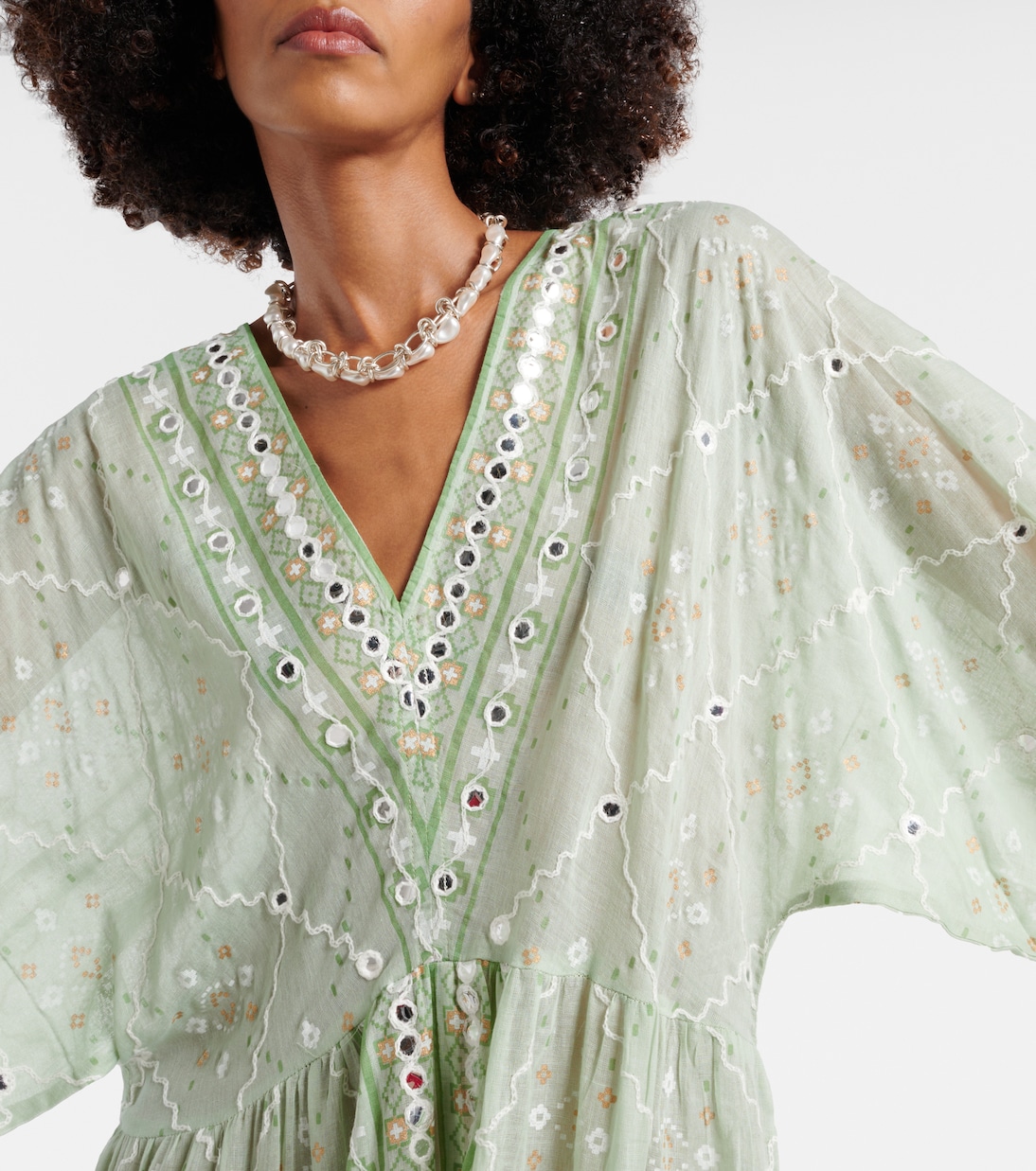 Bedruckter Kaftan aus Baumwolle | Juliet Dunn