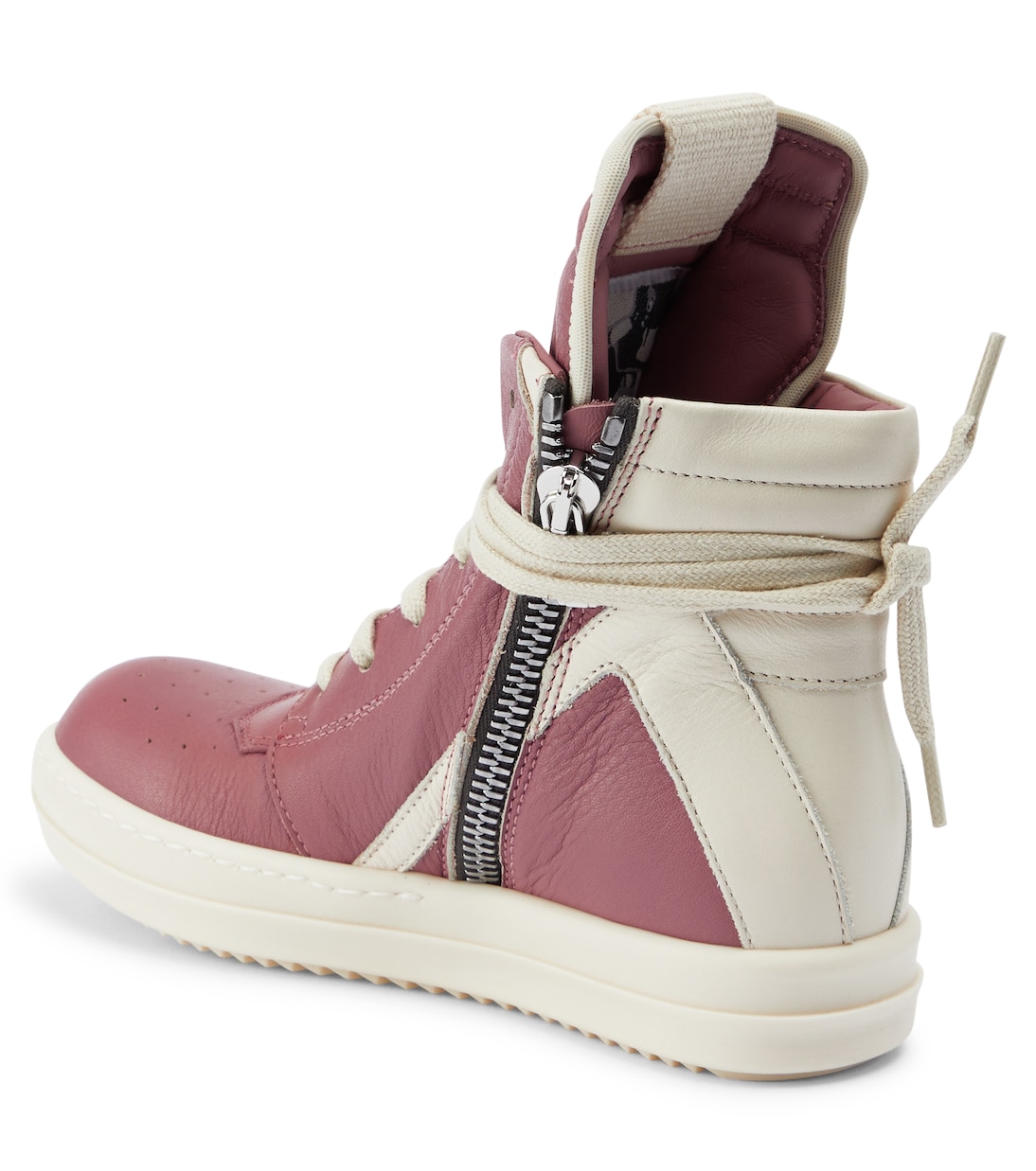 Geobasket leather sneakers | Rick Owens Kids