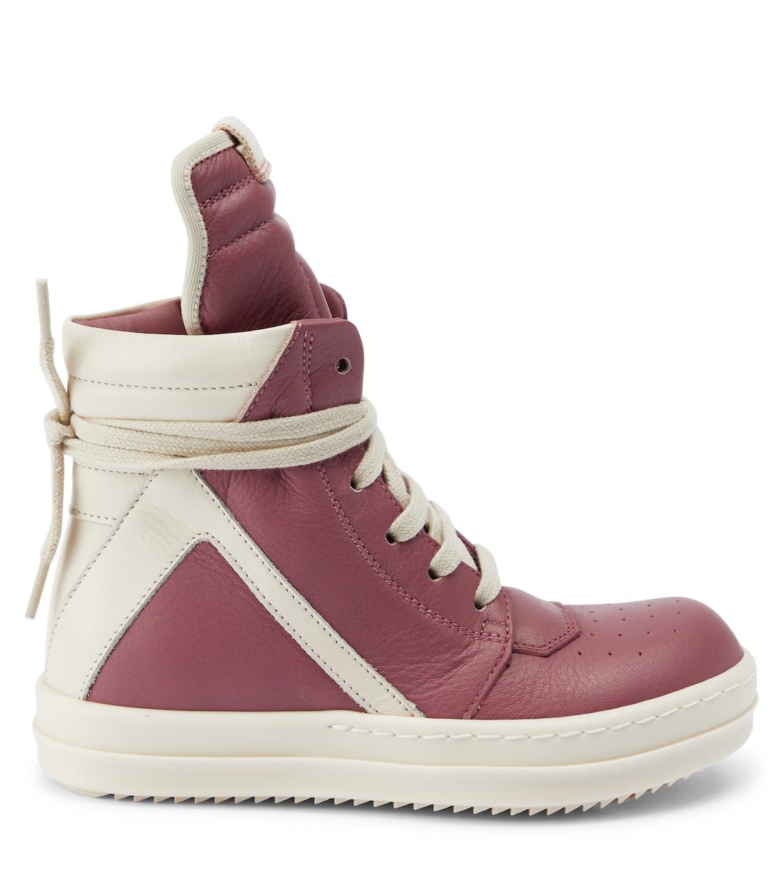 Geobasket leather sneakers | Rick Owens Kids