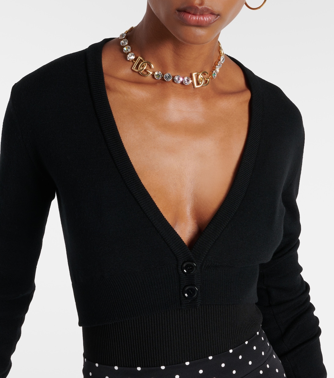 Cardigan raccourci en laine vierge | Dolce&Gabbana