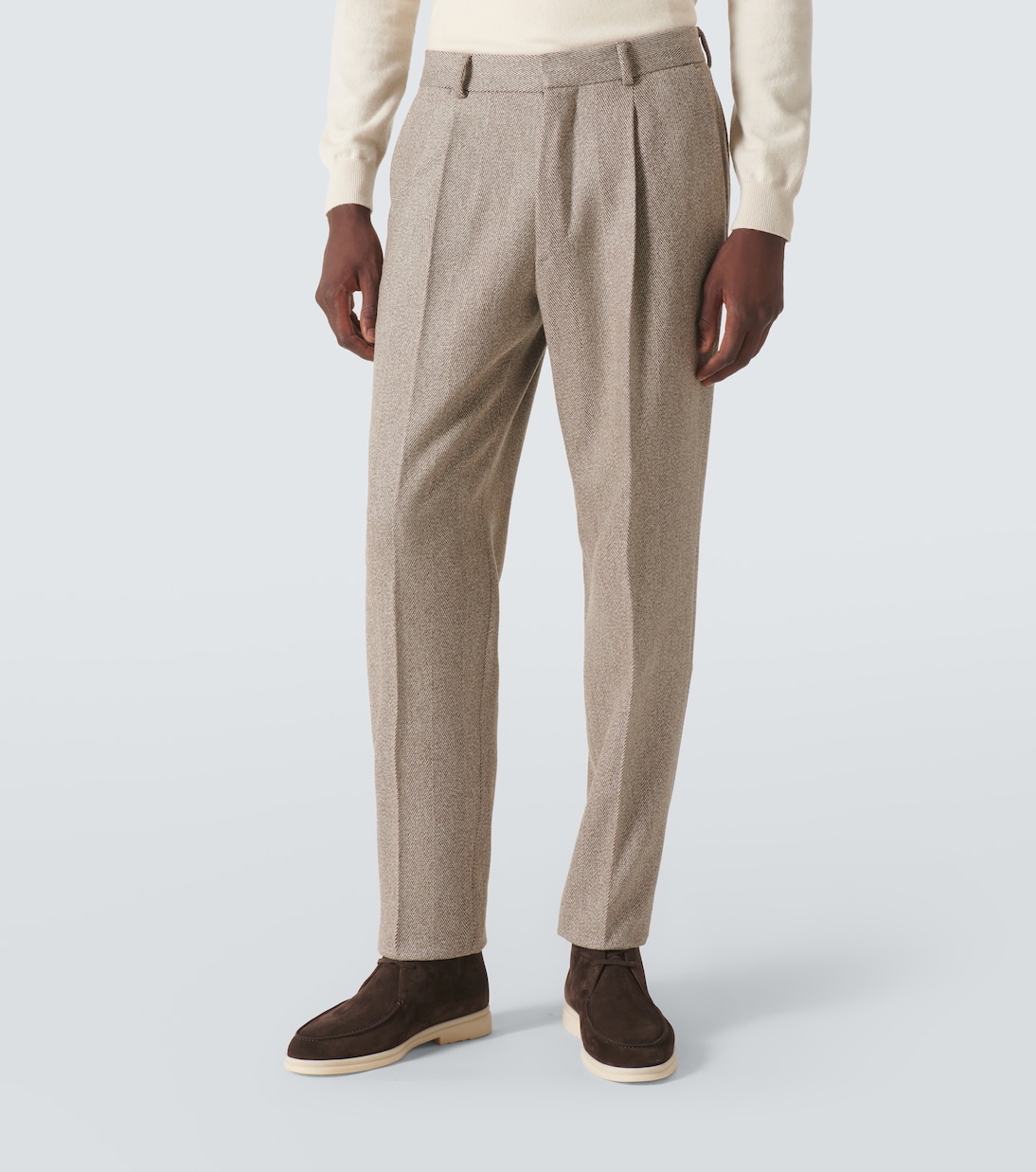 Anden wool tapered pants | Loro Piana