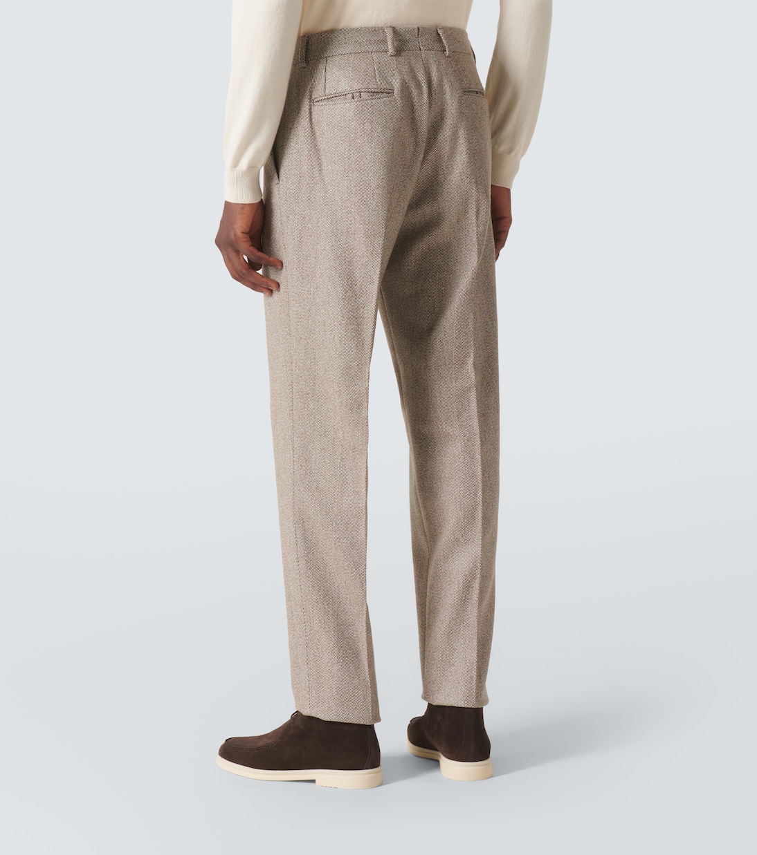 Anden wool tapered pants | Loro Piana