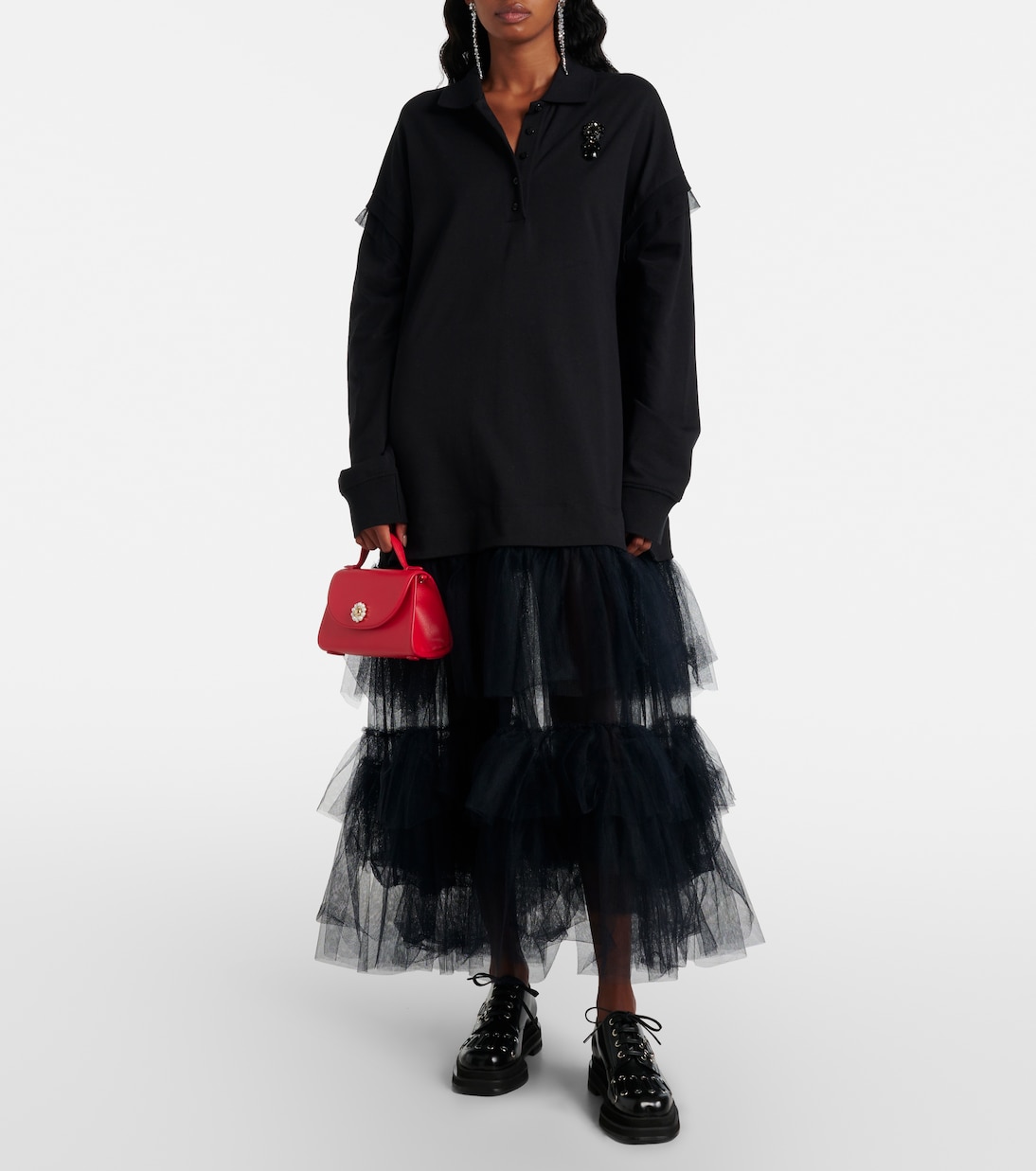 Valentine leather shoulder bag | Simone Rocha