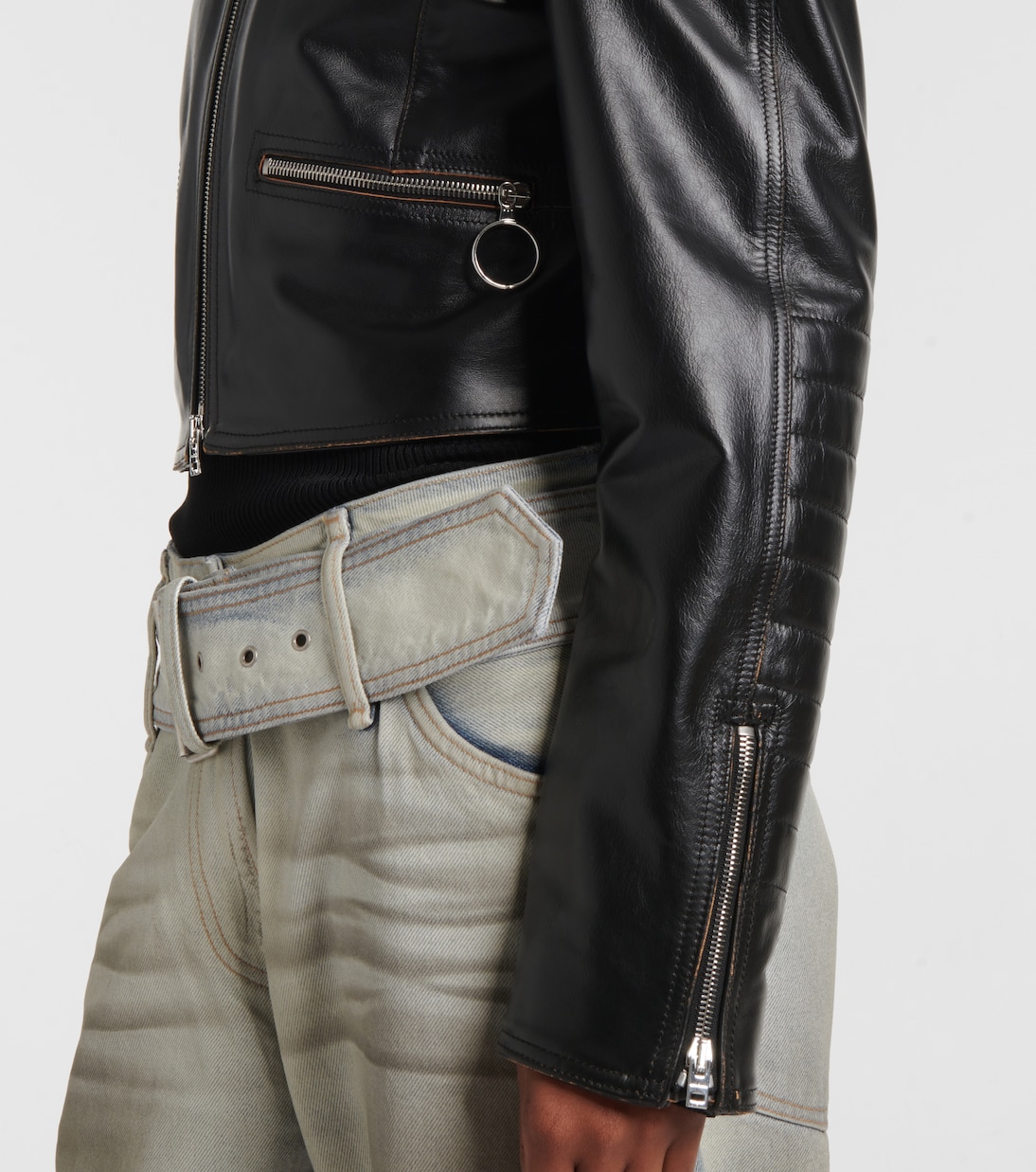 Bikerjacke aus Leder | Acne Studios