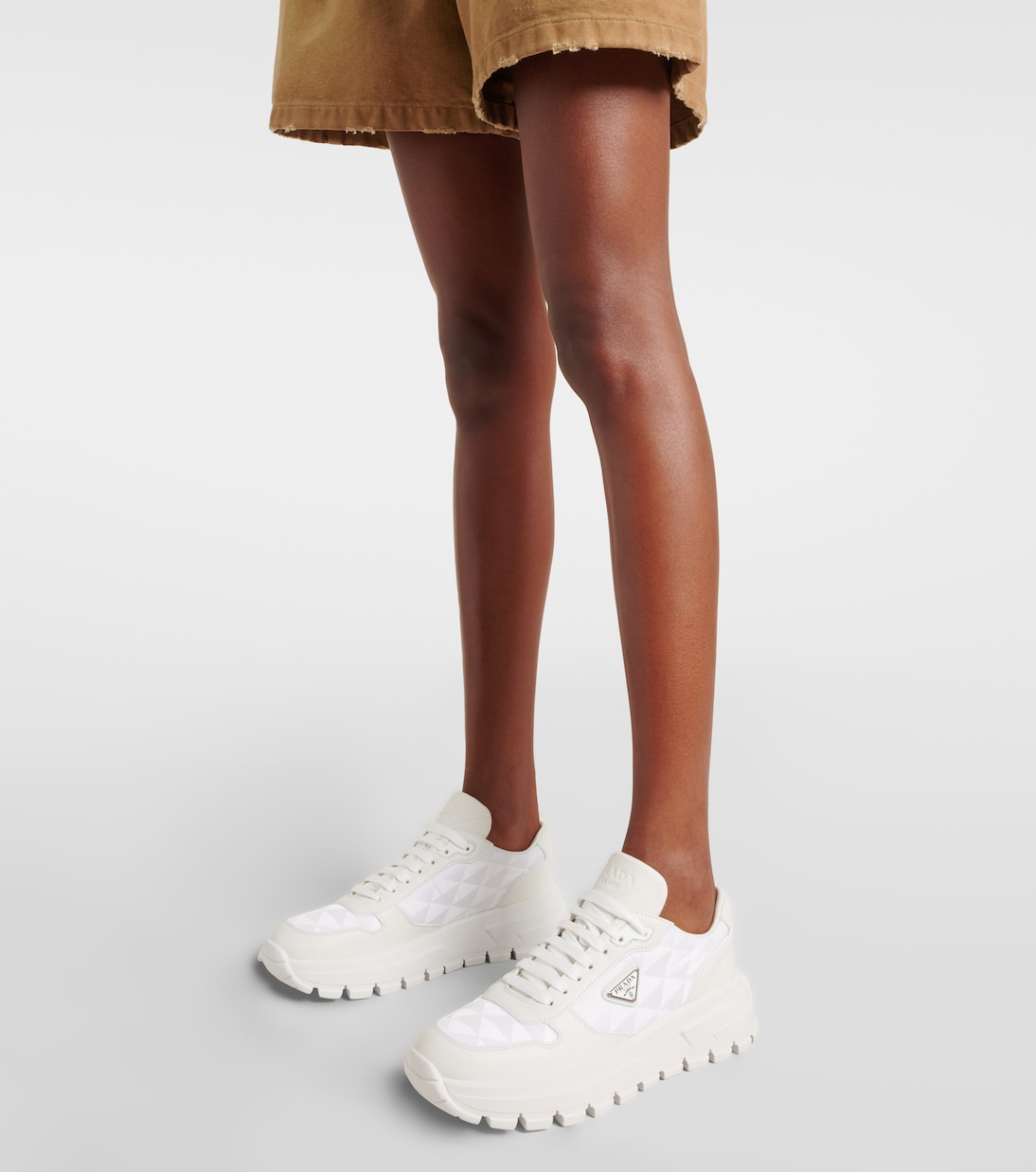 Sneakers Prax One mit Leder | Prada