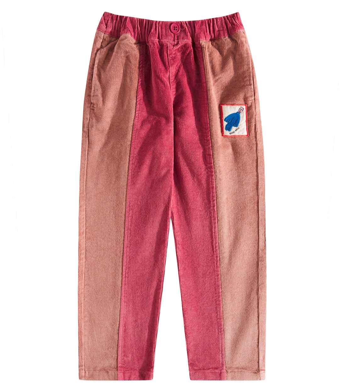 Bird colorblocked corduroy pants | Jellymallow