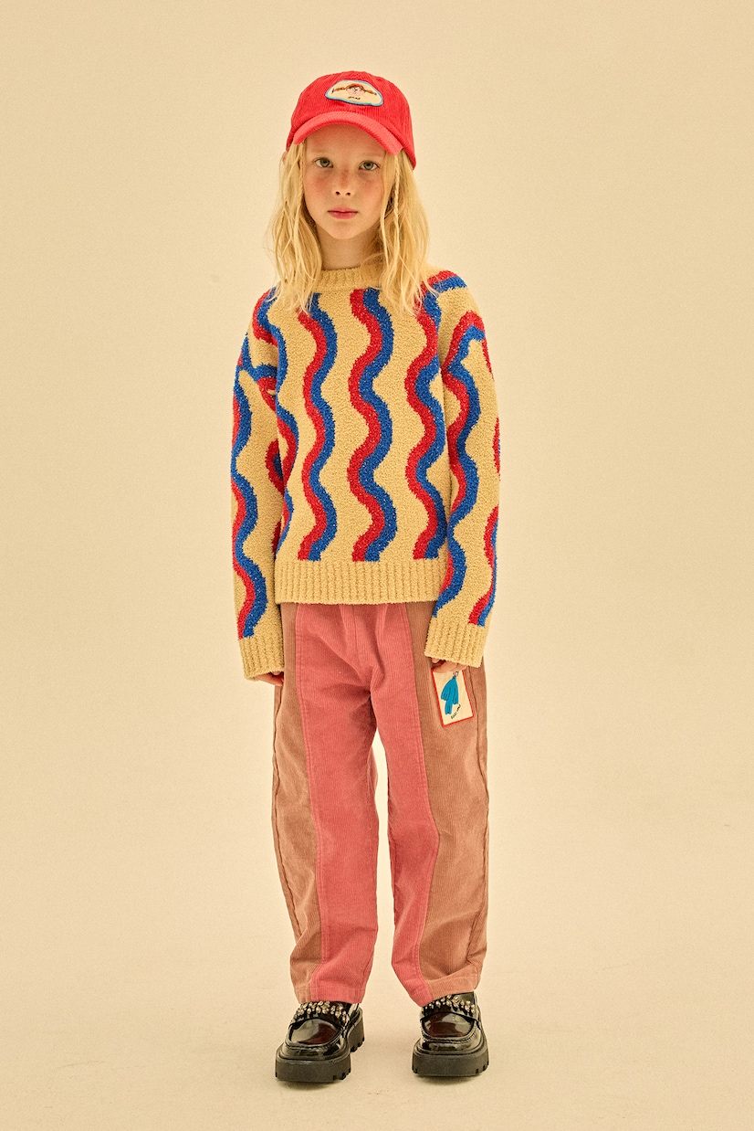 Bird colorblocked corduroy pants | Jellymallow