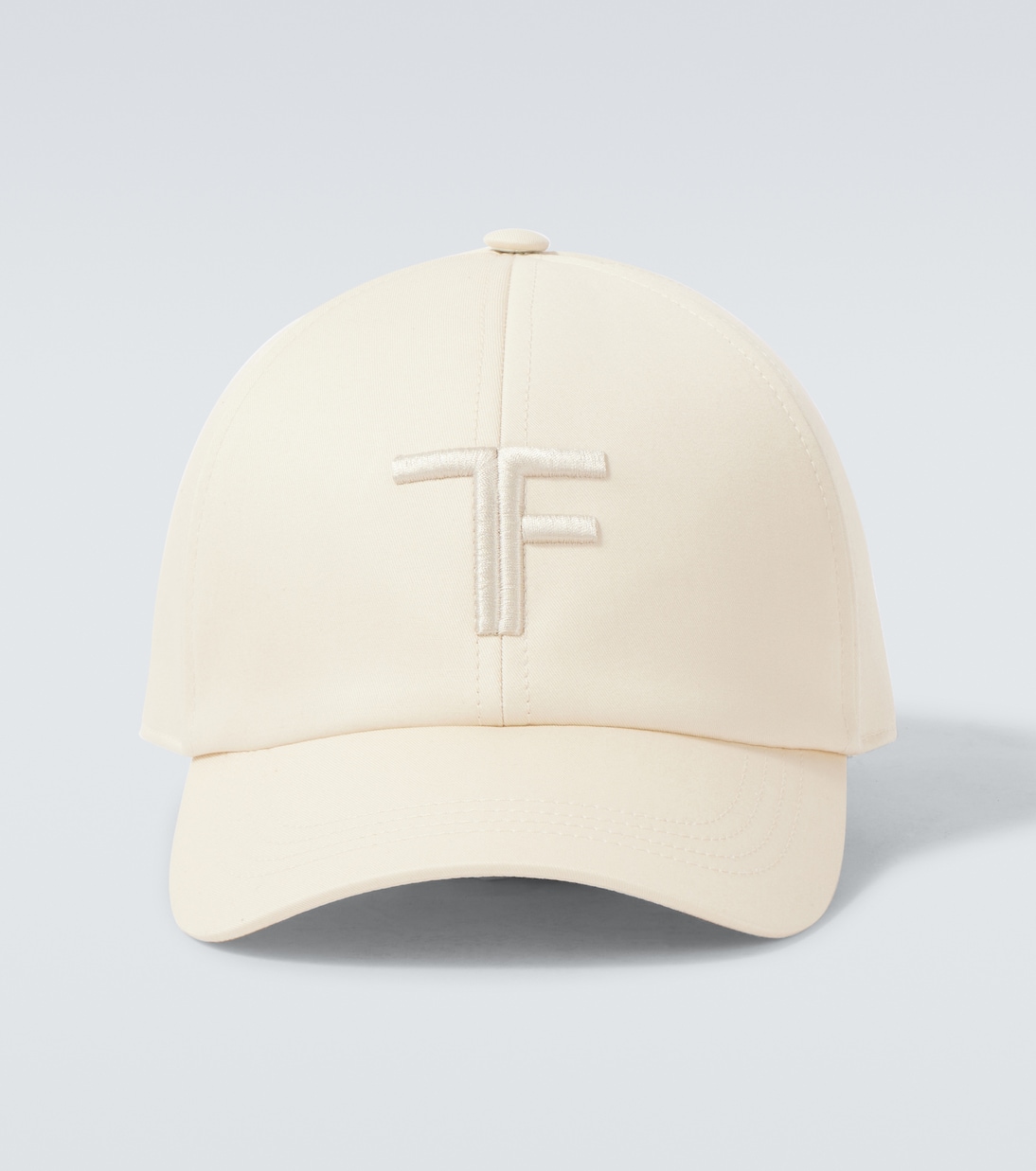 Baseballcap TF aus Baumwolle mit Leder | Tom Ford