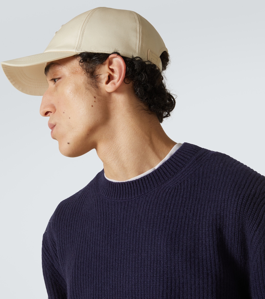 Baseballcap TF aus Baumwolle mit Leder | Tom Ford