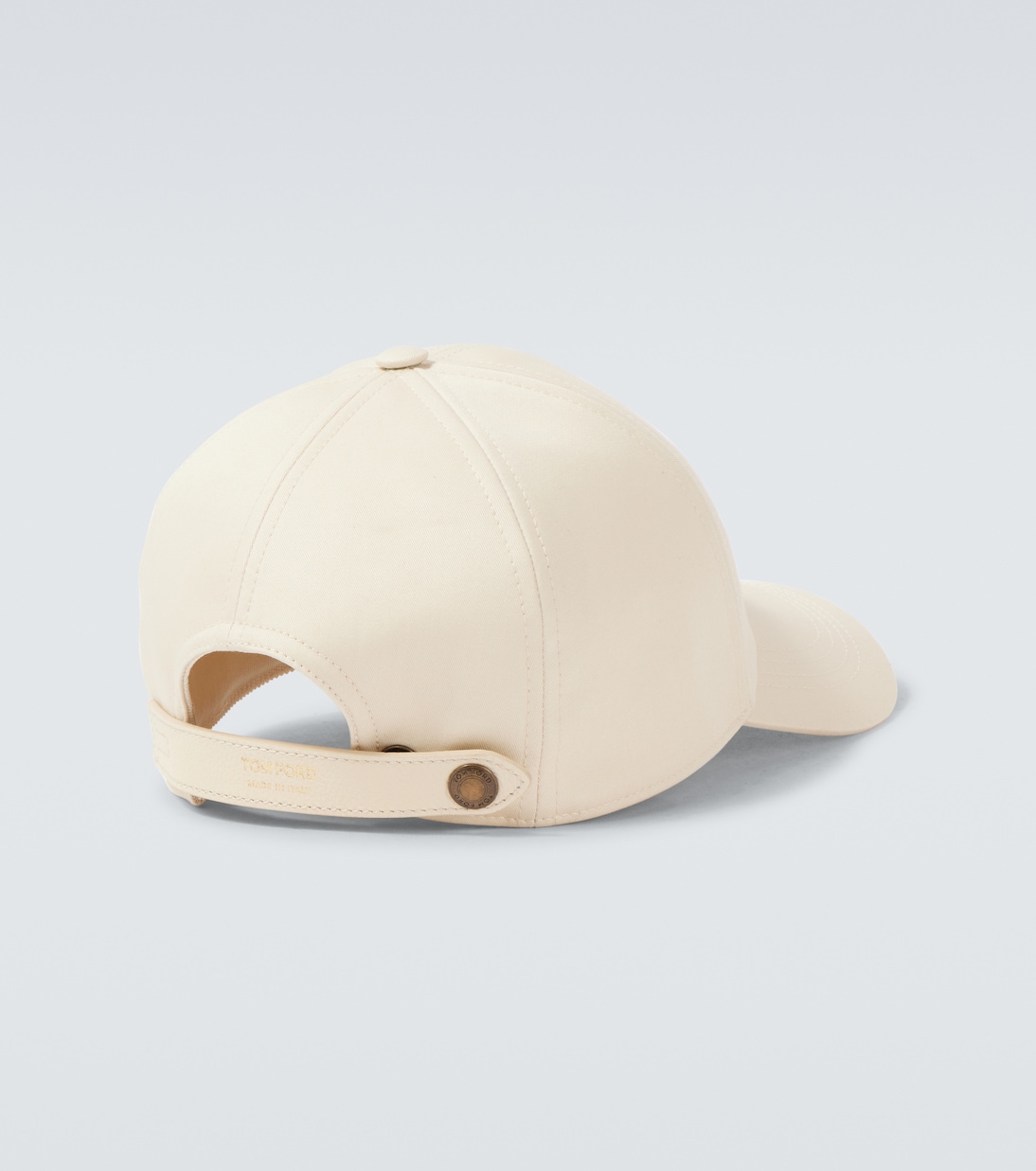 Baseballcap TF aus Baumwolle mit Leder | Tom Ford