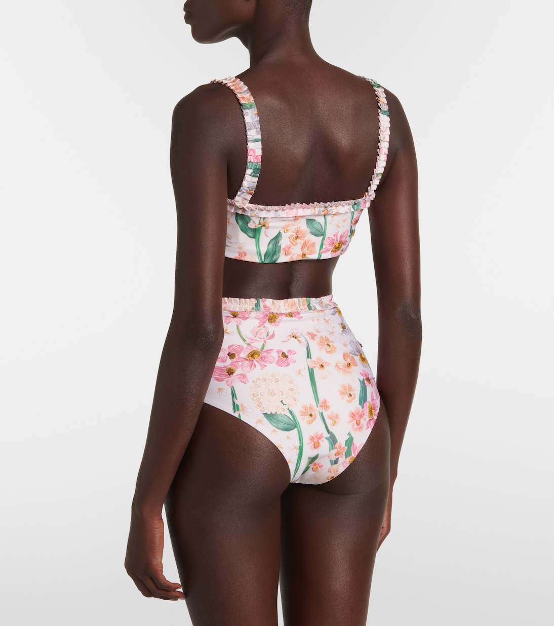 Top de bikini Olmo Jardinera bordado | Agua by Agua Bendita