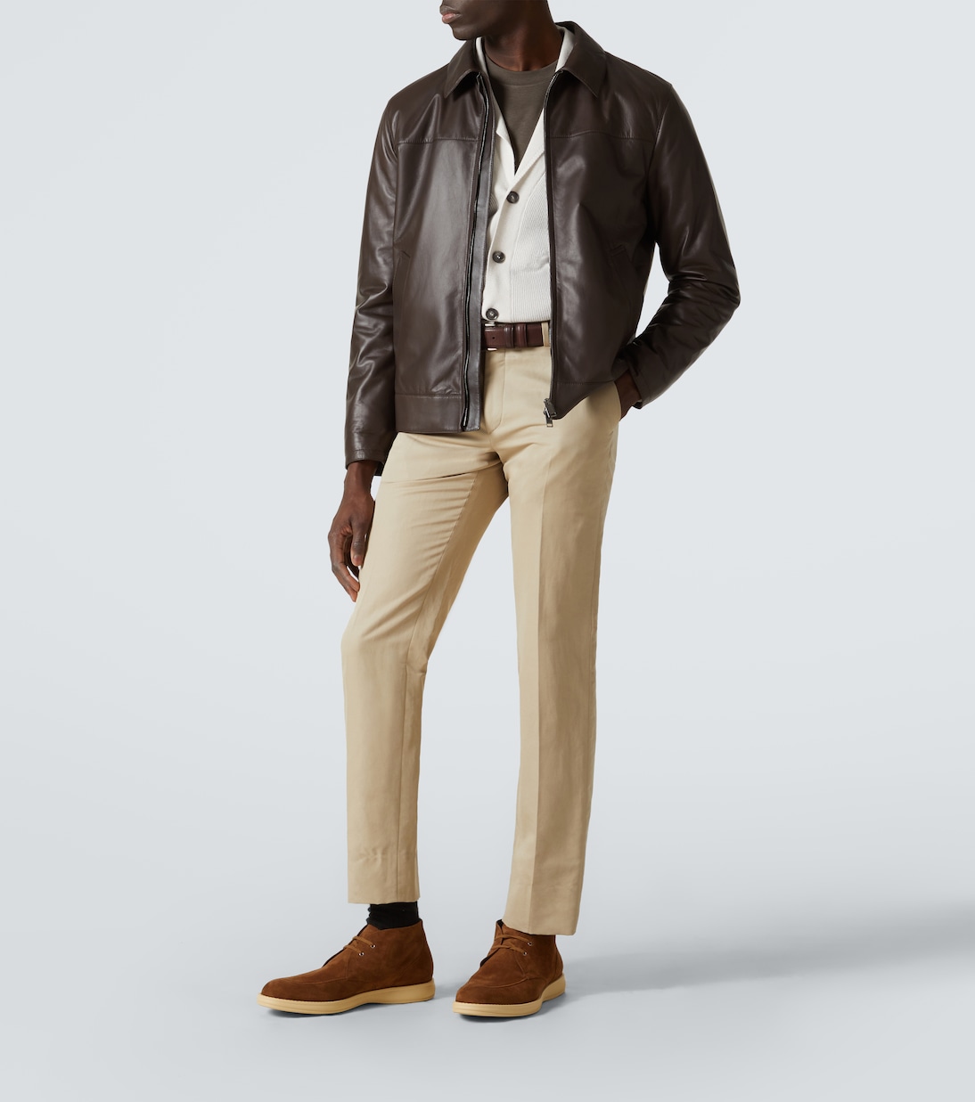 Veste en cuir | Brioni