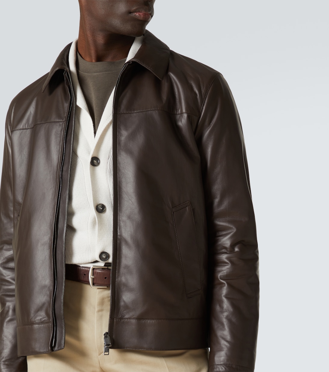 Veste en cuir | Brioni