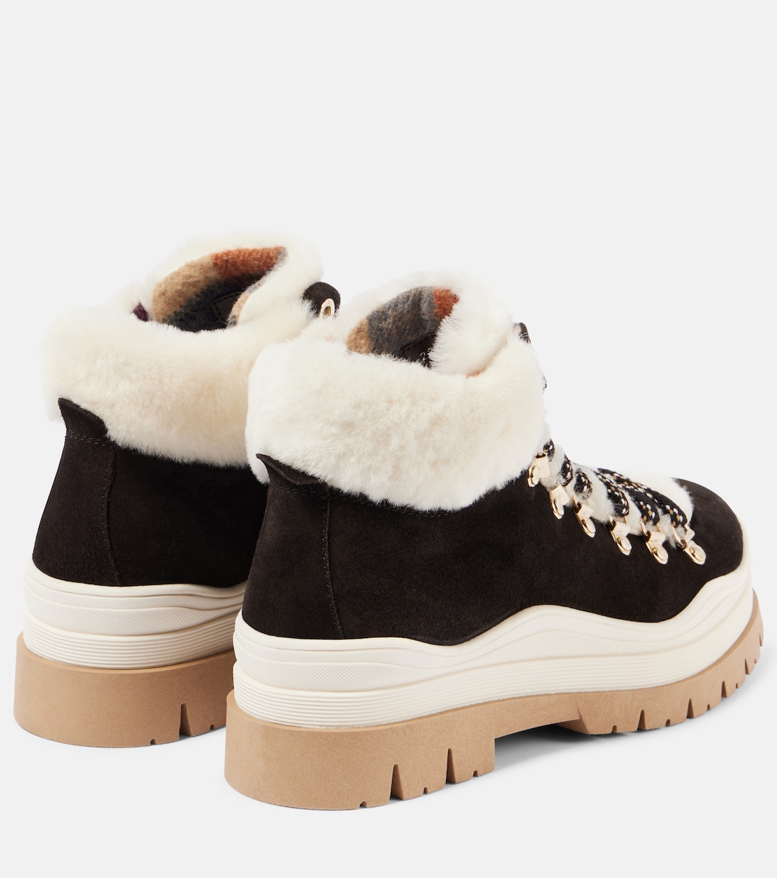 Botas con cordones Arosa de ante con borrego | Bogner