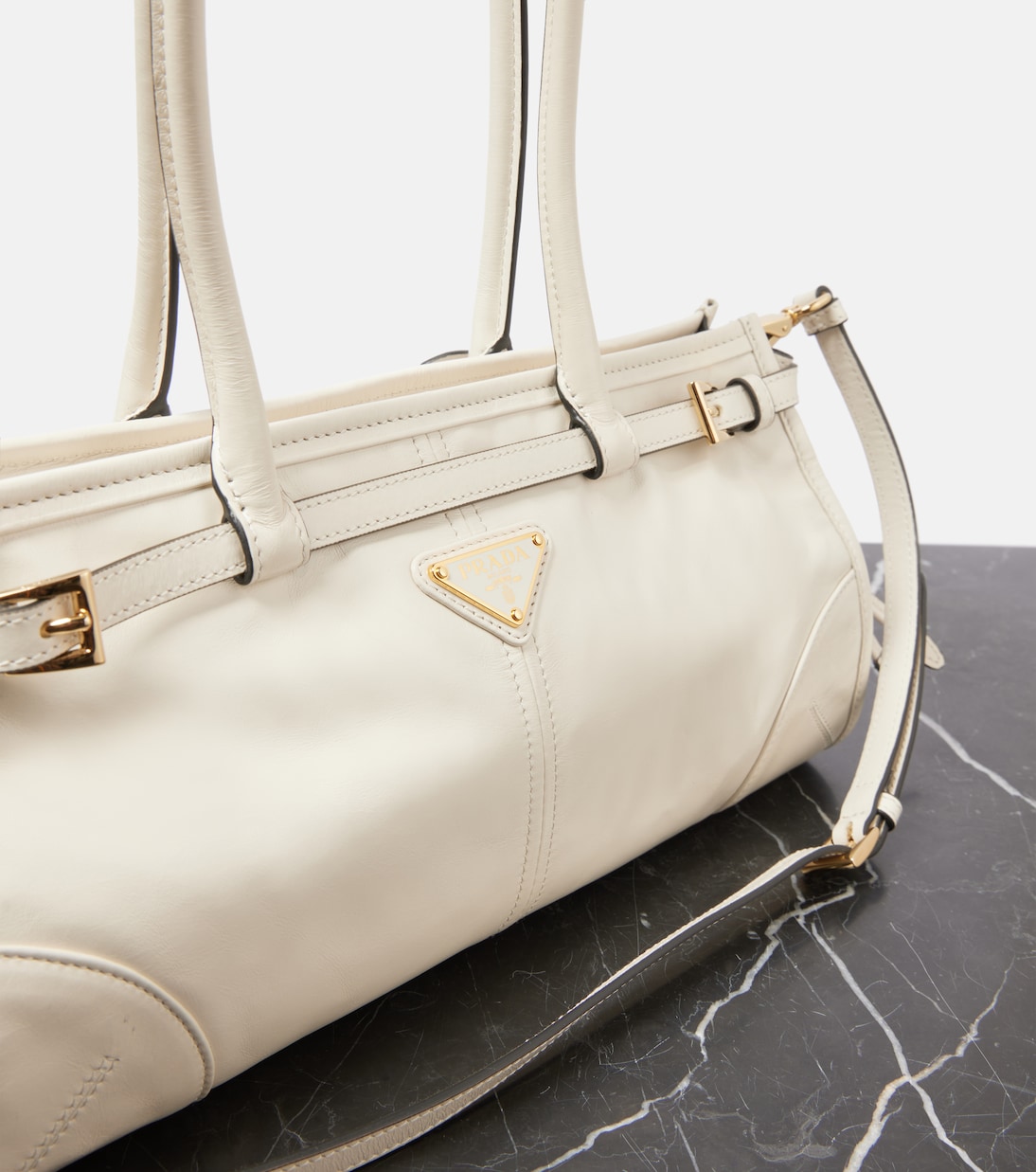 Borsa a spalla Medium in pelle | Prada