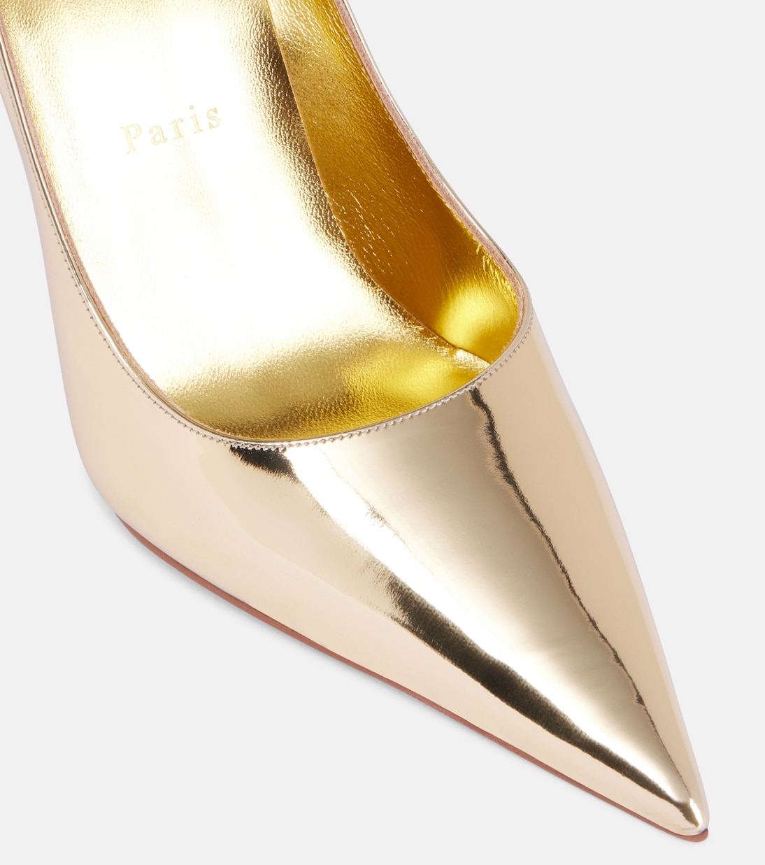 Escarpins Kate Max en cuir métallisé | Christian Louboutin