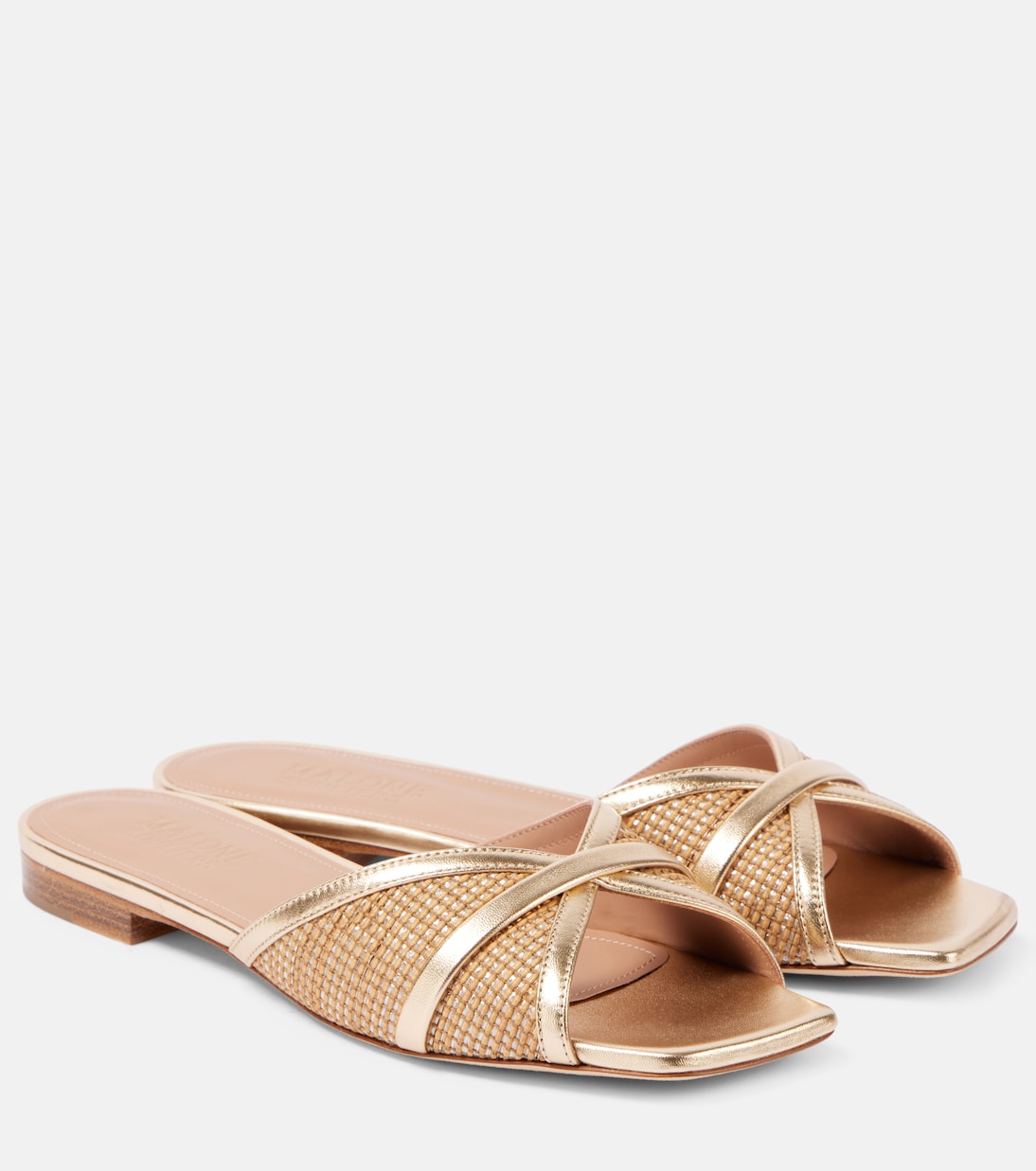 Pantoletten Perla aus Raffiabast | Malone Souliers