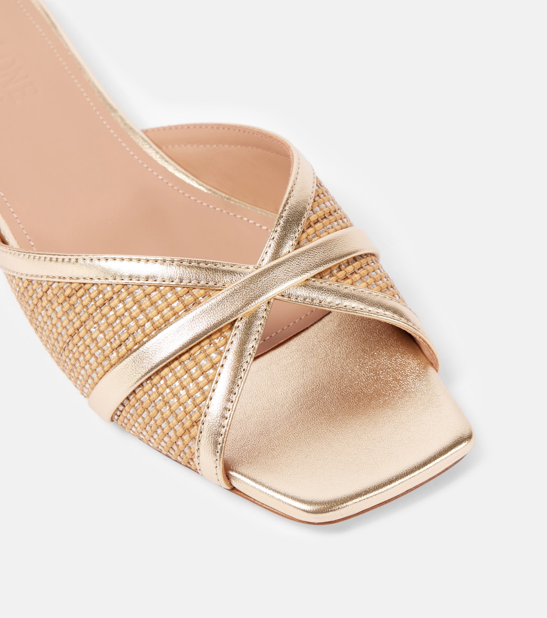 Pantoletten Perla aus Raffiabast | Malone Souliers