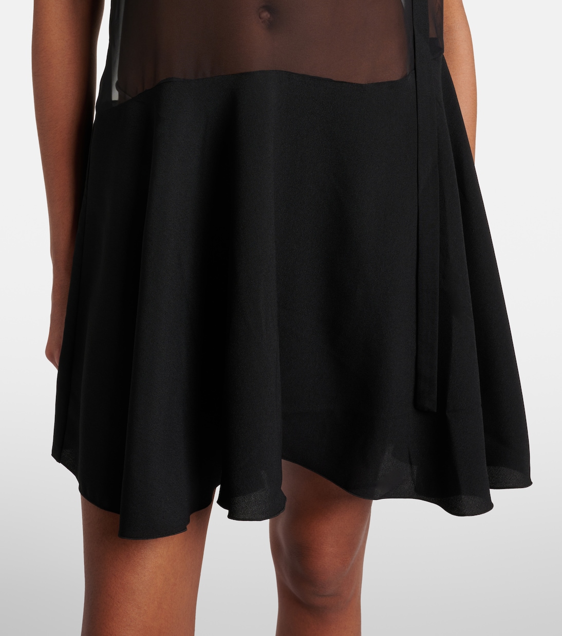 Daphne one-shoulder minidress  | Nensi Dojaka