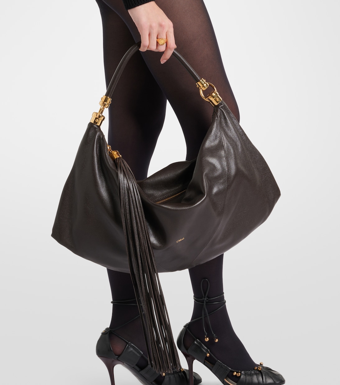 Borsa a spalla Foulard in pelle | Chloé