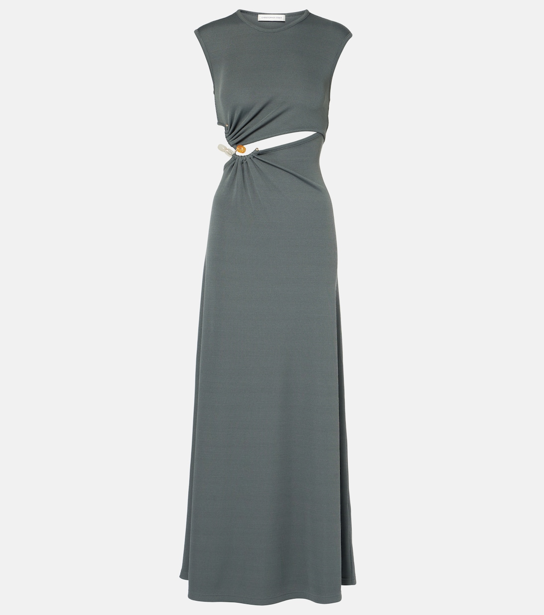 Robe longue Concave Stone | Christopher Esber