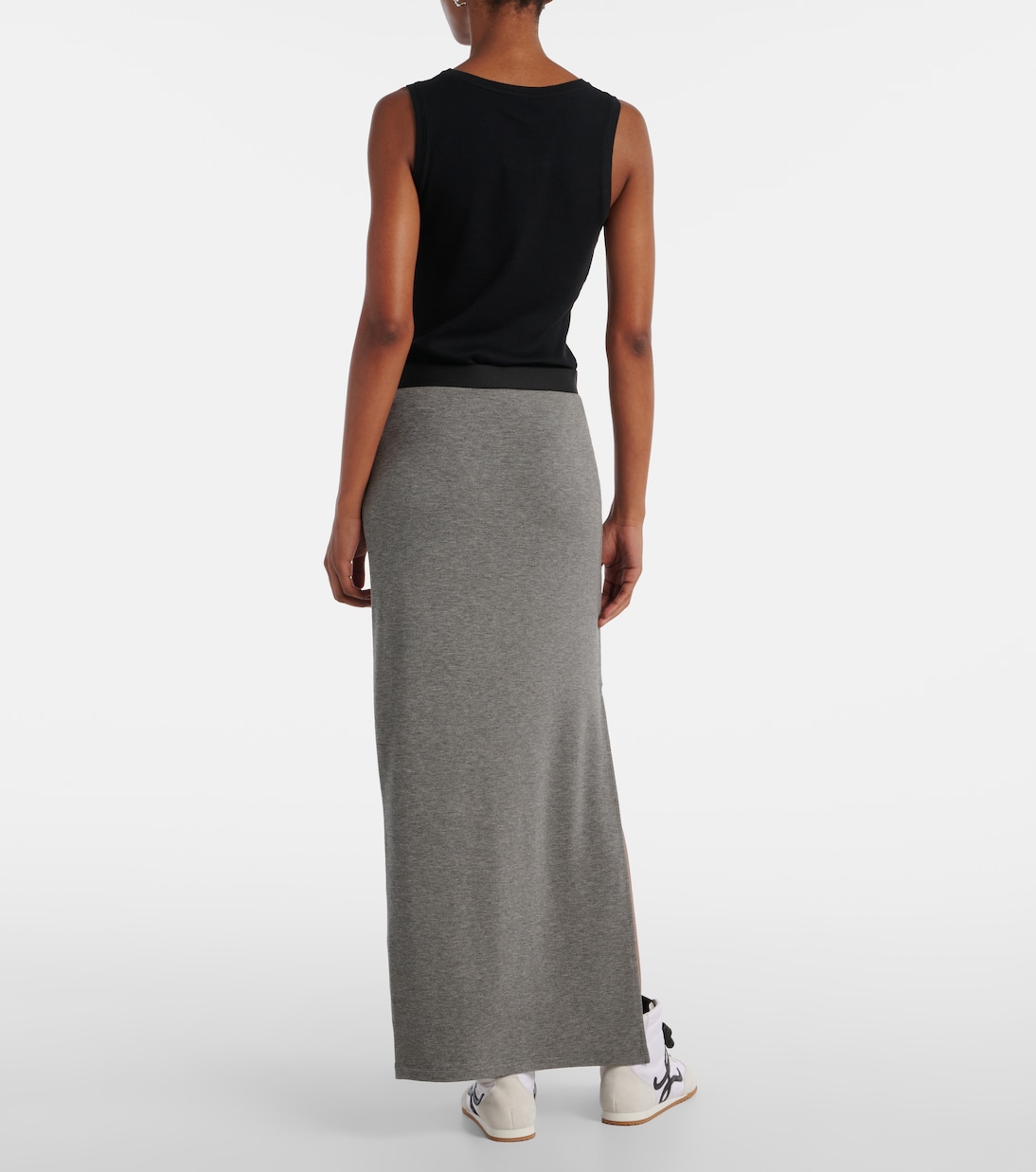 Falda larga de punto con anagrama | Loewe