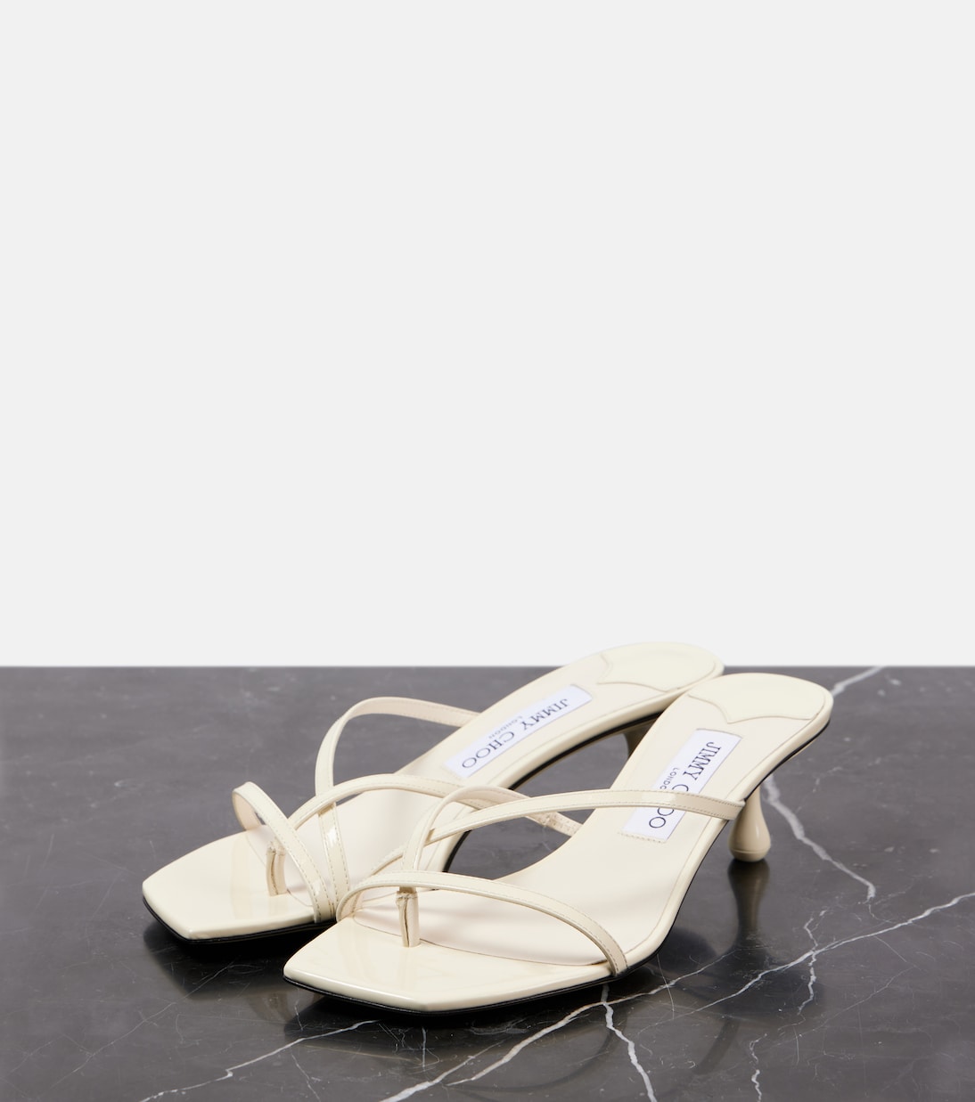 Mules Etana 50 in vernice | Jimmy Choo