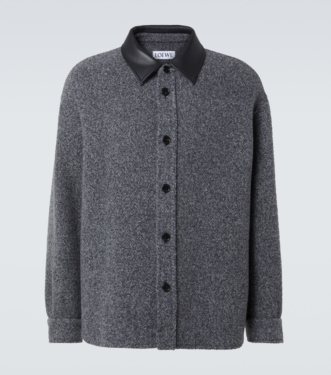 Hemdjacke aus einem Wollgemisch | Loewe