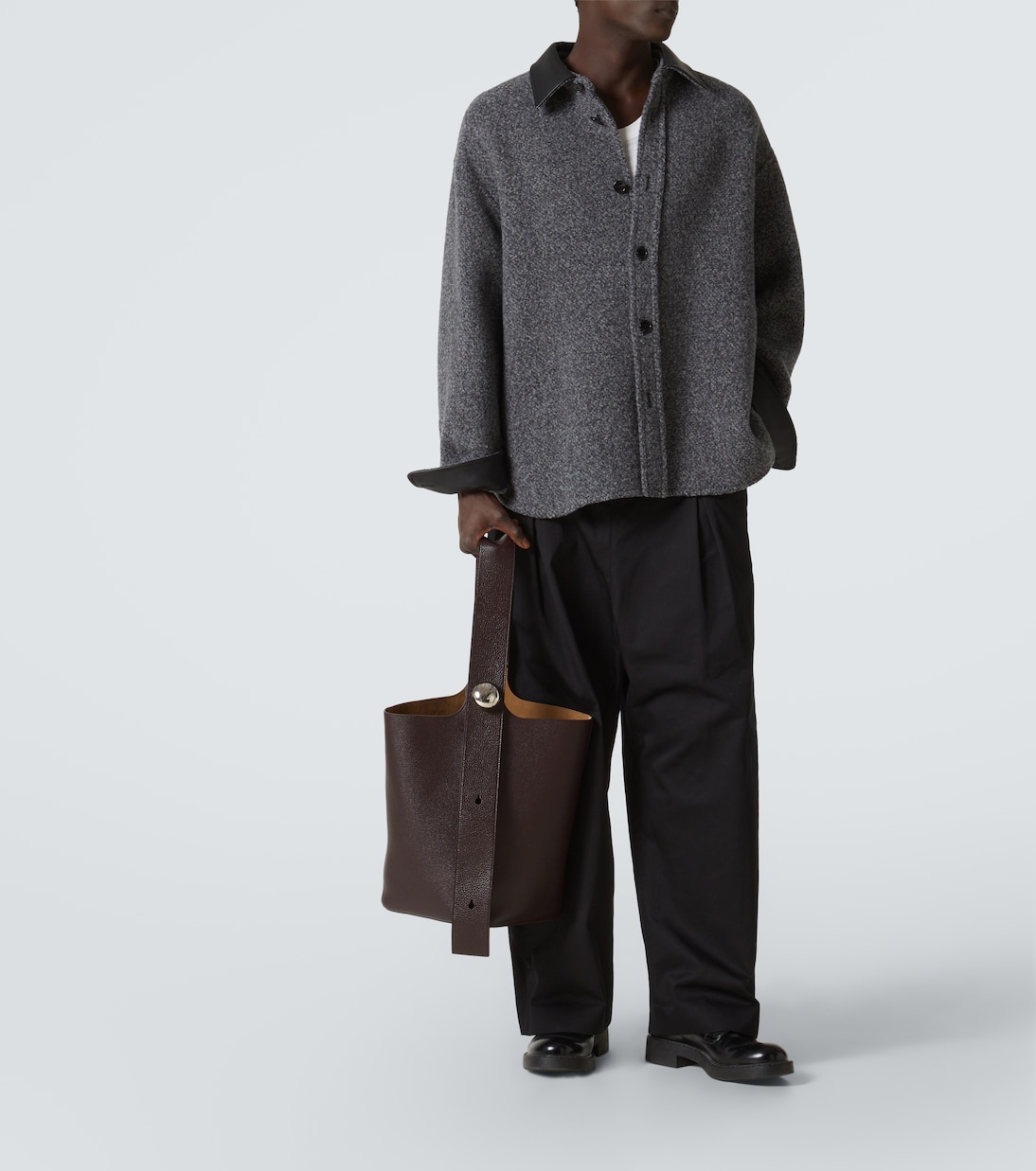Hemdjacke aus einem Wollgemisch | Loewe
