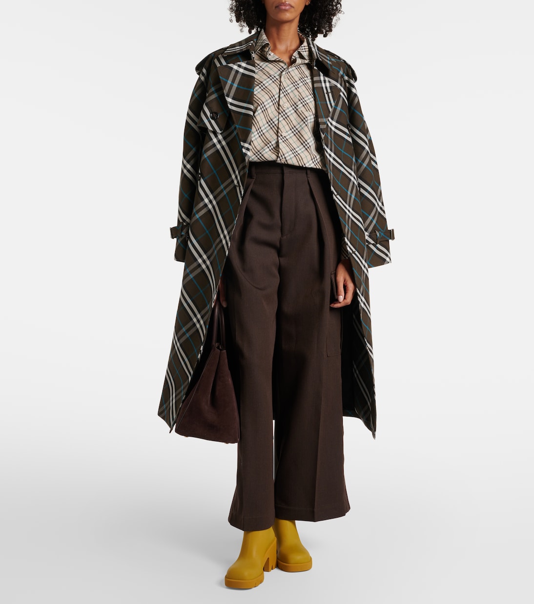 Jupe Burberry Check en coton | Burberry