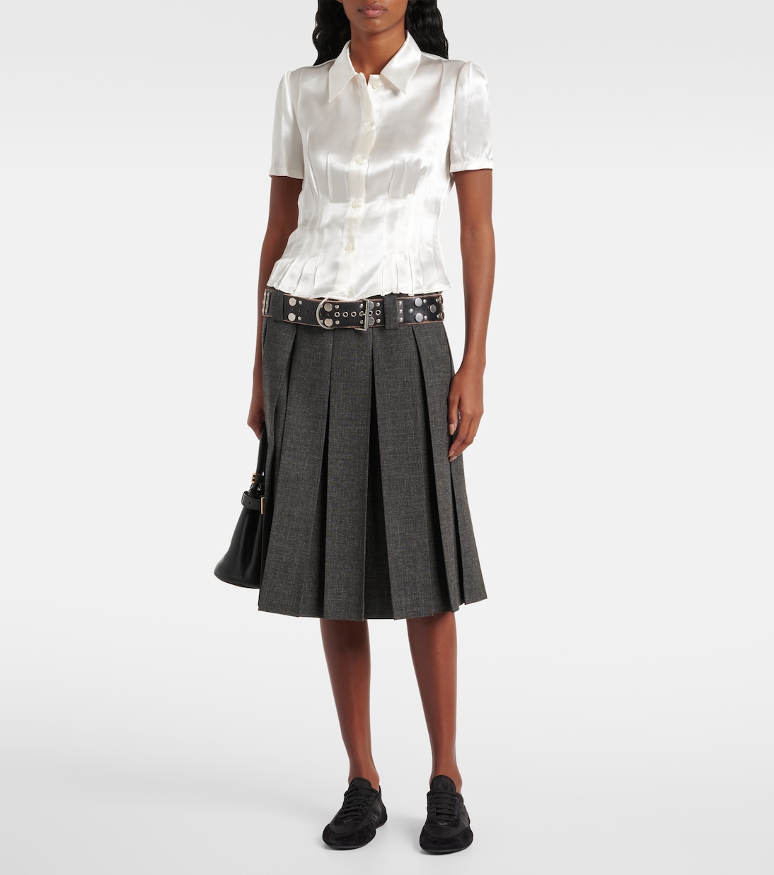 Hemd aus Satin | Prada