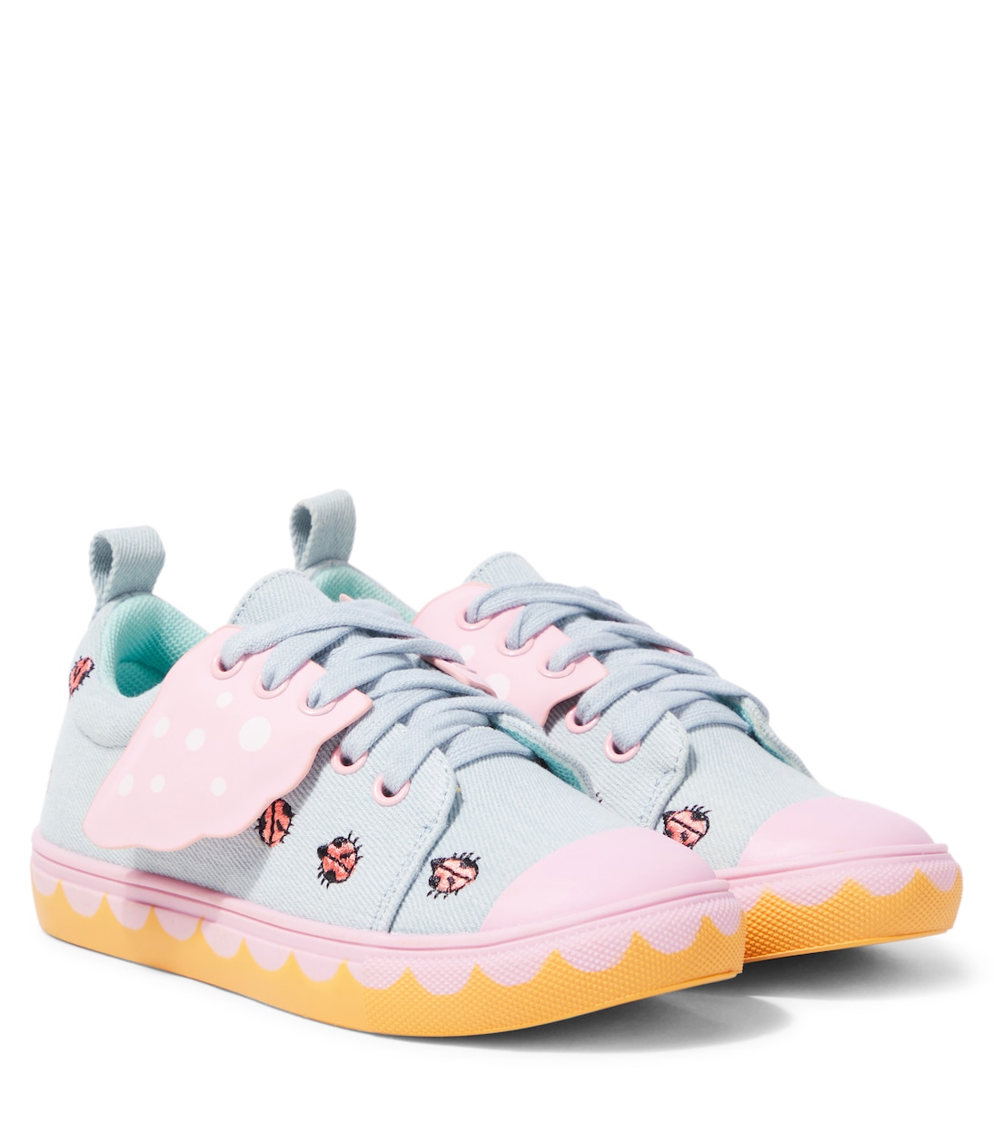 Sneakers in canvas con ricamo | Stella McCartney Kids