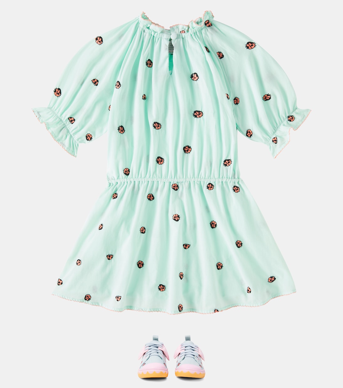 Sneakers in canvas con ricamo | Stella McCartney Kids