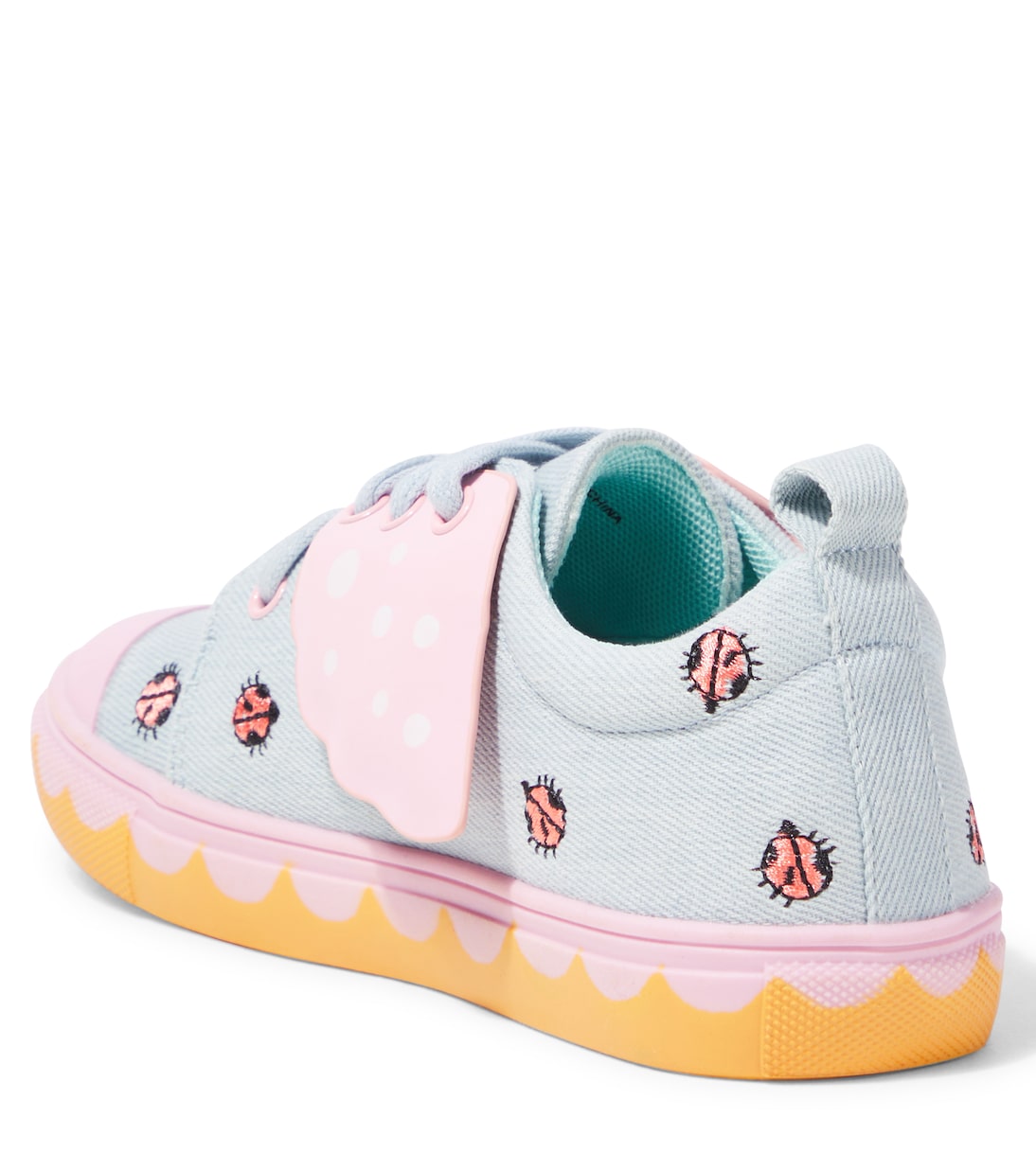 Sneakers in canvas con ricamo | Stella McCartney Kids