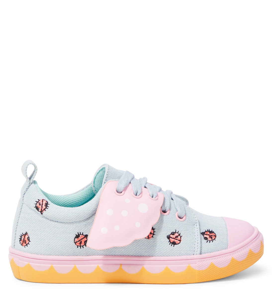 Sneakers in canvas con ricamo | Stella McCartney Kids