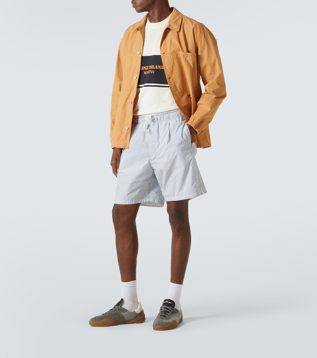 Camiseta Marina de algodón | Stone Island