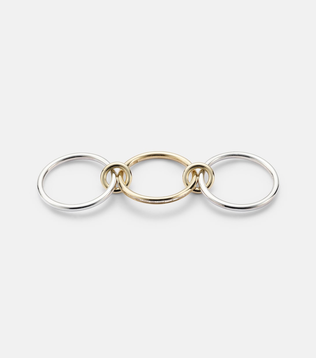 Anello Sonja SG in oro 18kt e argento sterling con diamanti | Spinelli Kilcollin