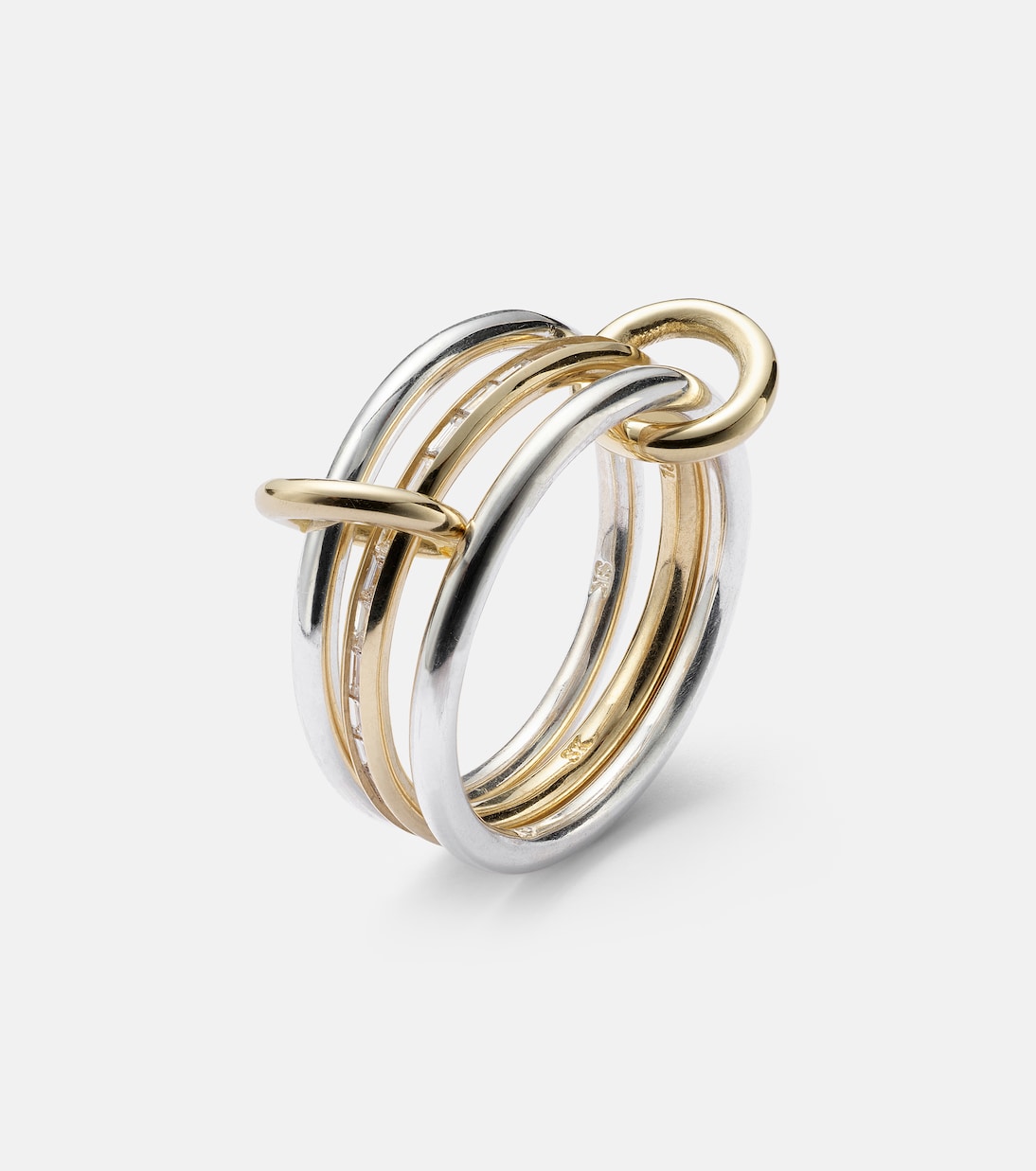 Anello Sonja SG in oro 18kt e argento sterling con diamanti | Spinelli Kilcollin