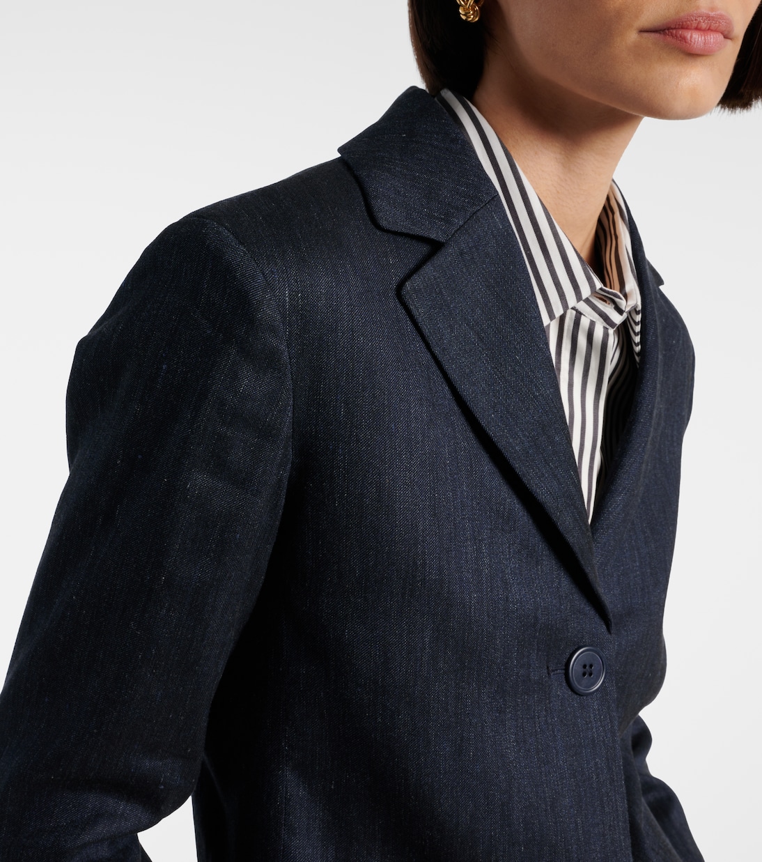 Blazer Derna de sarga de mezcla de lino | 'S Max Mara