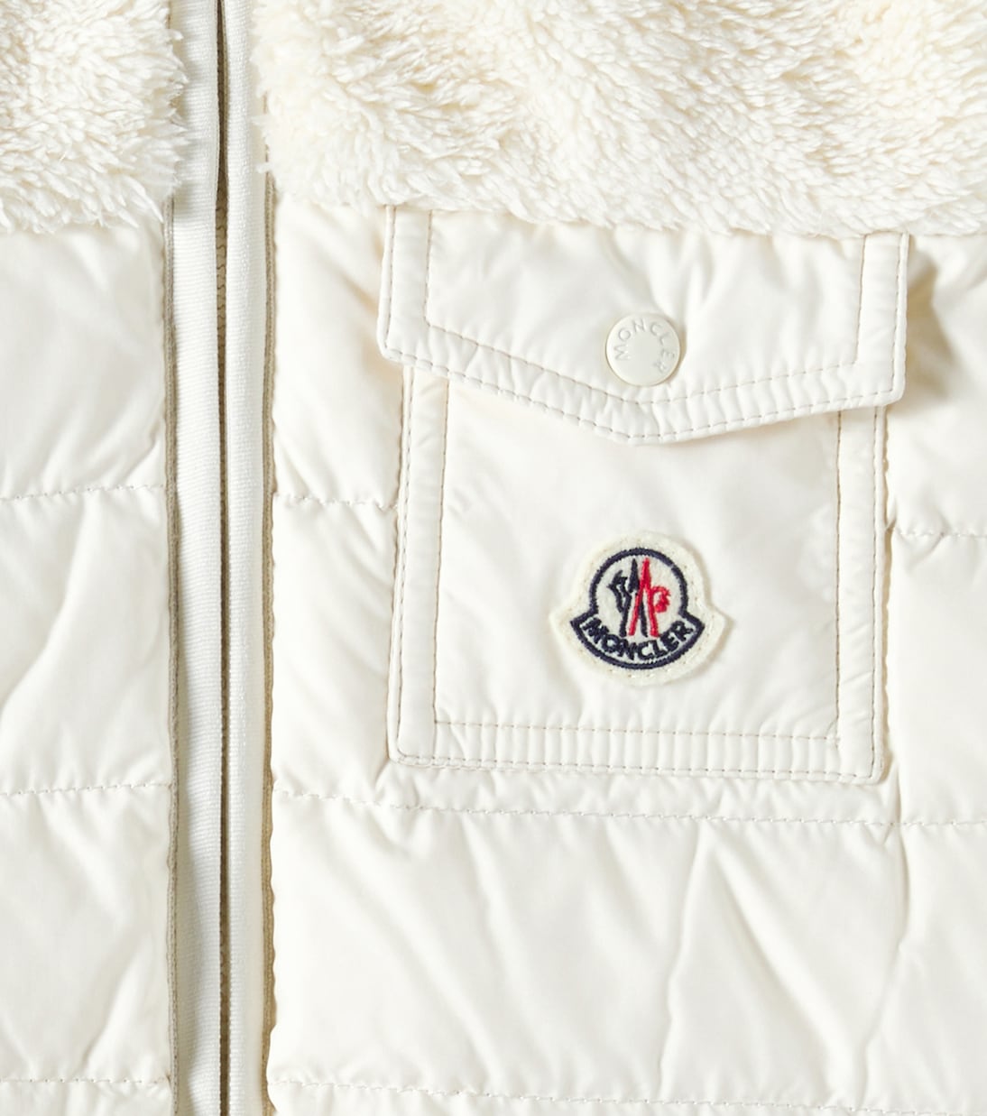 Gilet Jeromy in teddy | Moncler Enfant