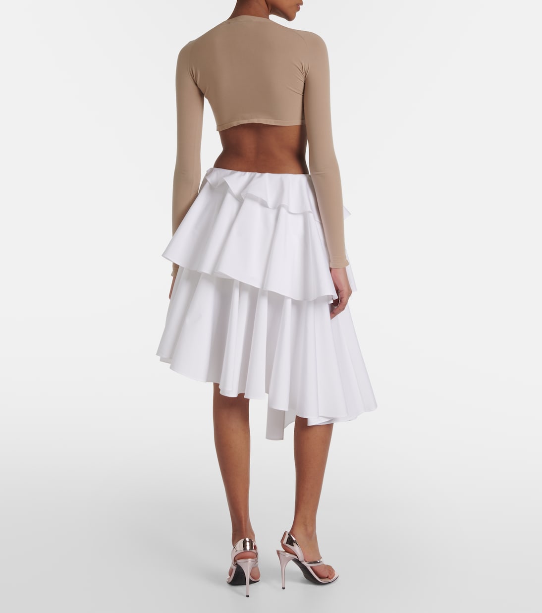 Jersey crop top  | Alaïa