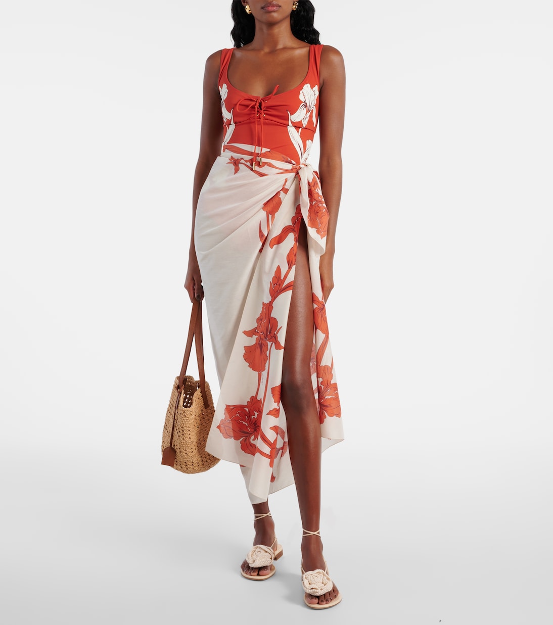 Maillot de bain Sunset à fleurs | La DoubleJ