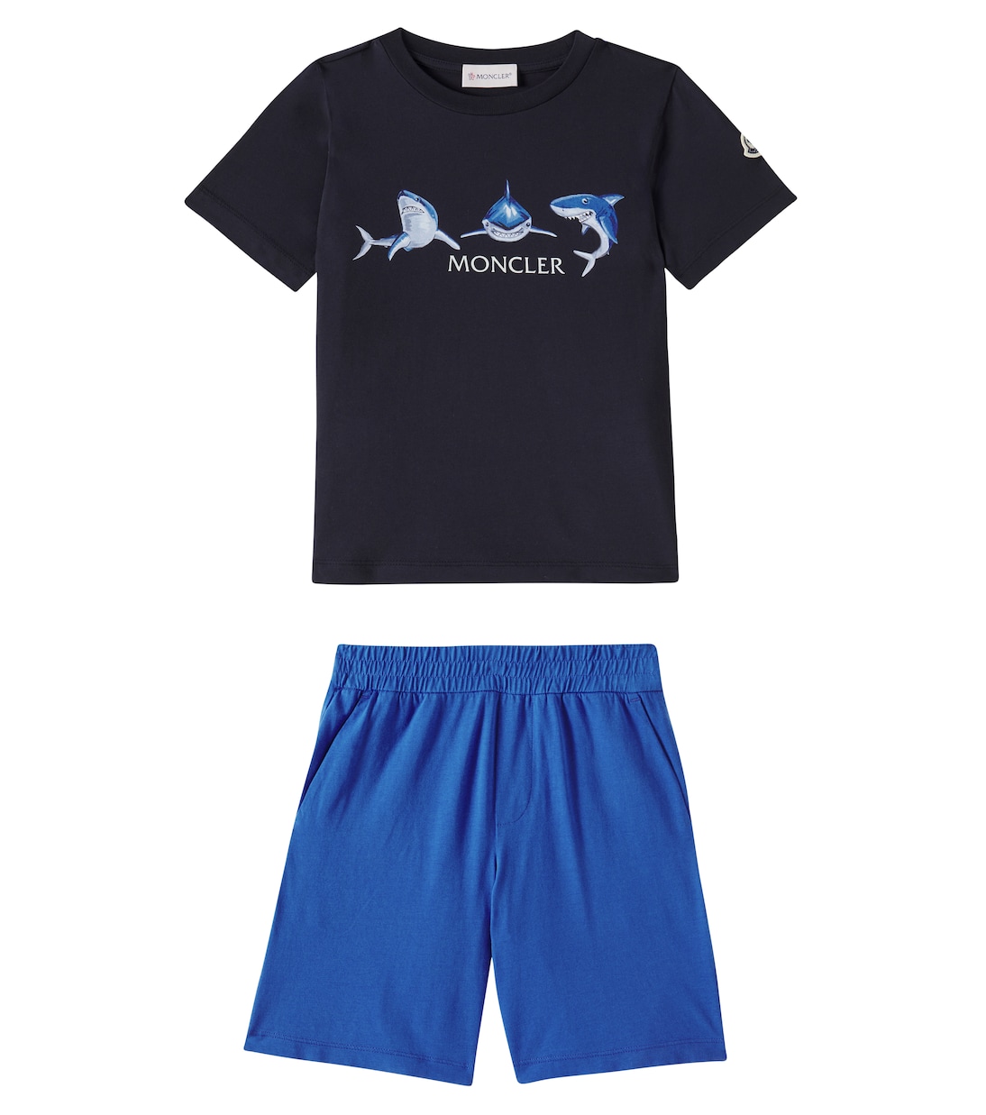 Set de camiseta y shorts de algodón | Moncler Enfant