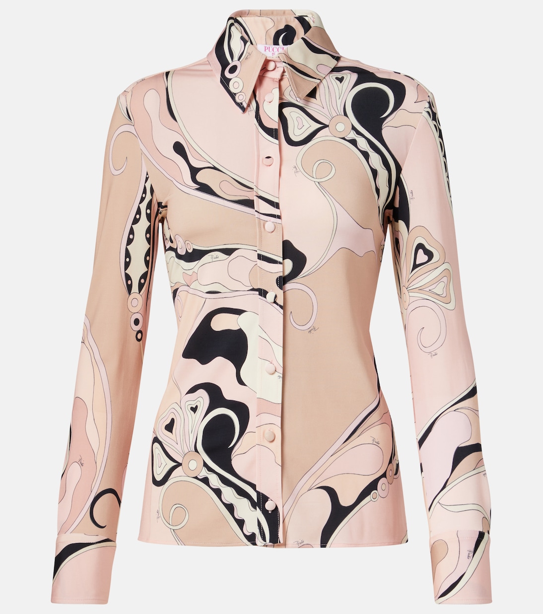 Camicia Orchidee in raso di jersey | Pucci
