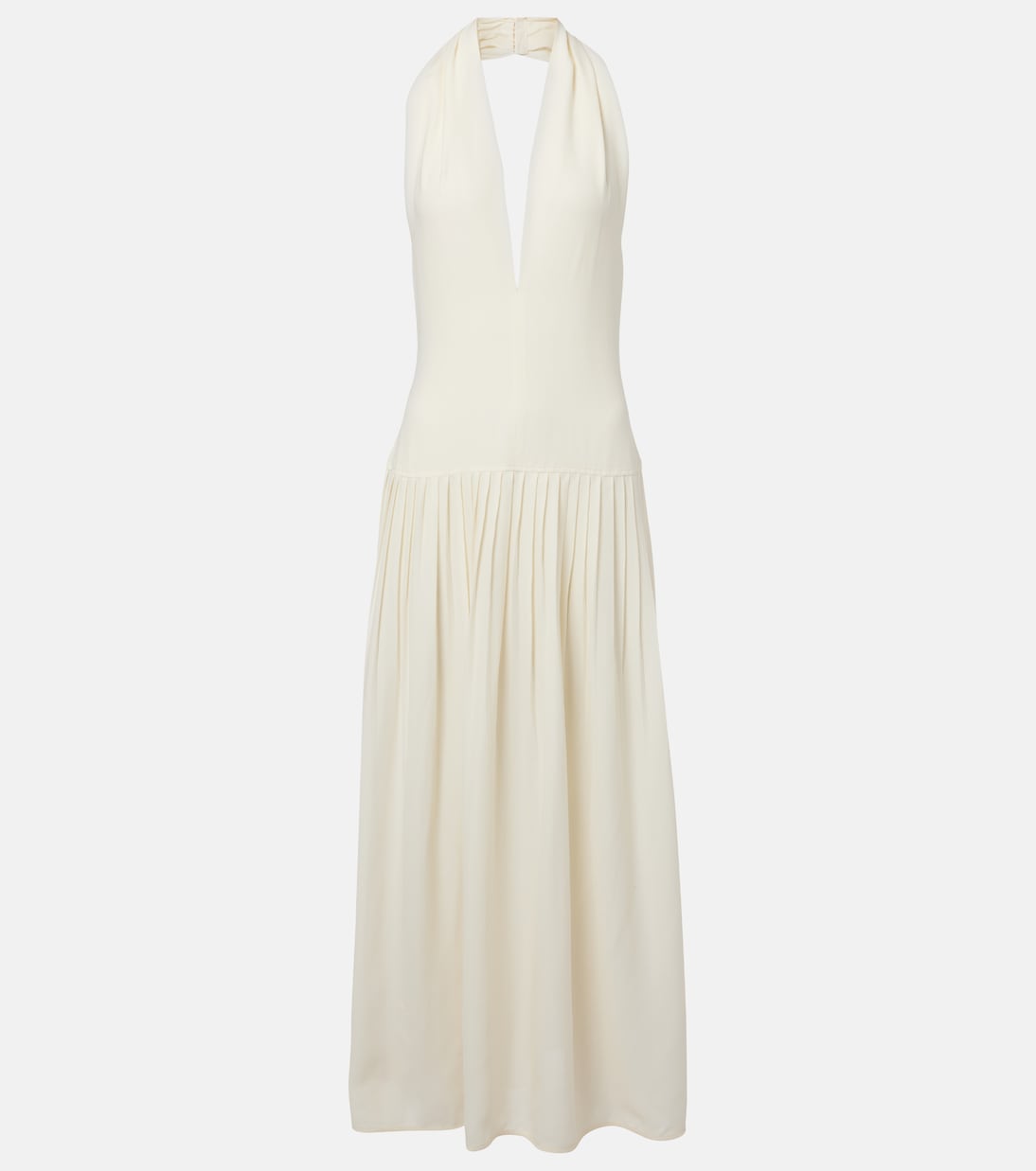Tala halterneck georgette maxi dress | Proenza Schouler