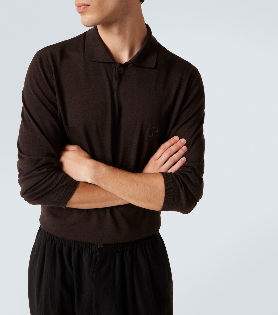 Polo in lana vergine | Giorgio Armani