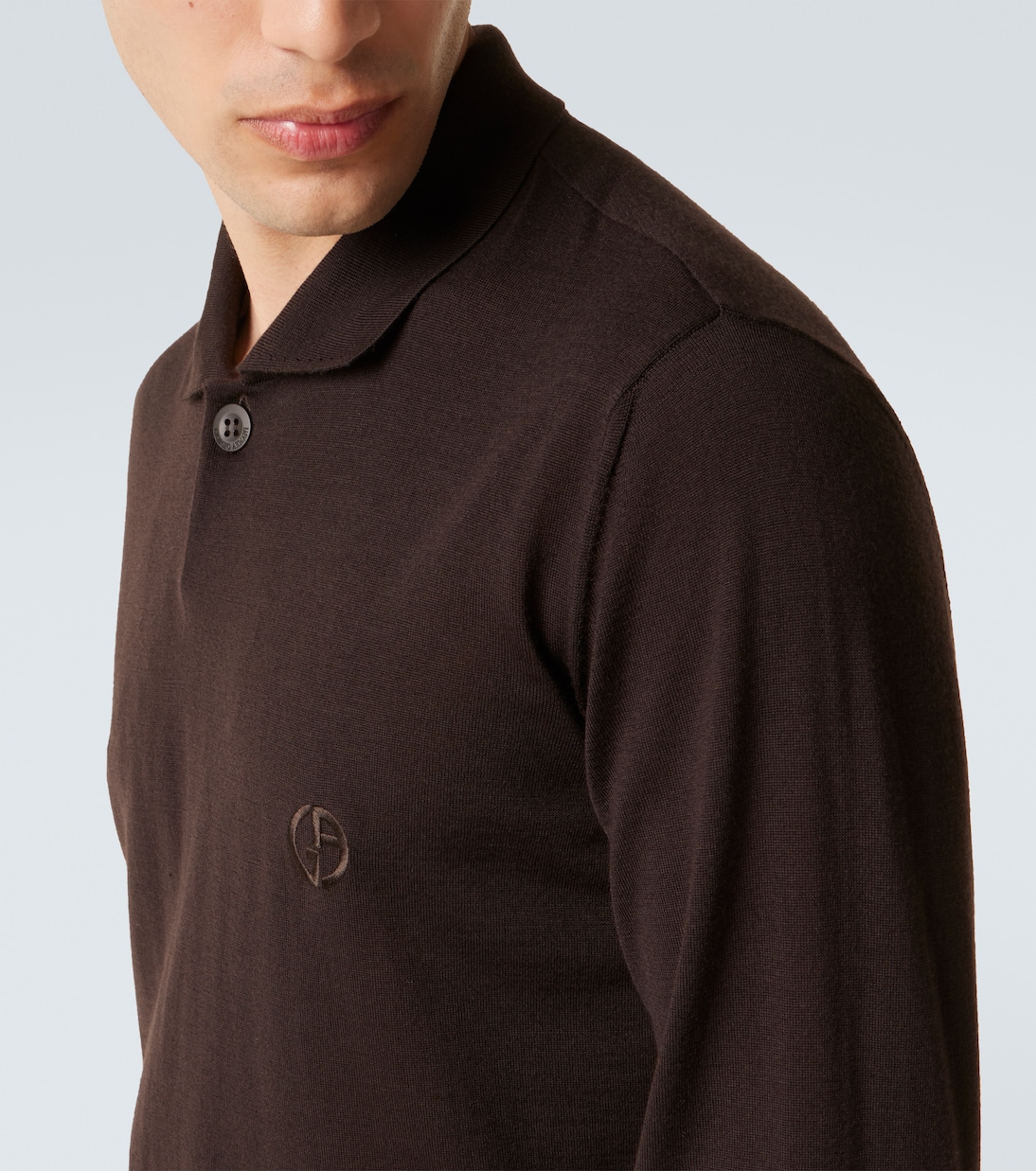 Polo in lana vergine | Giorgio Armani