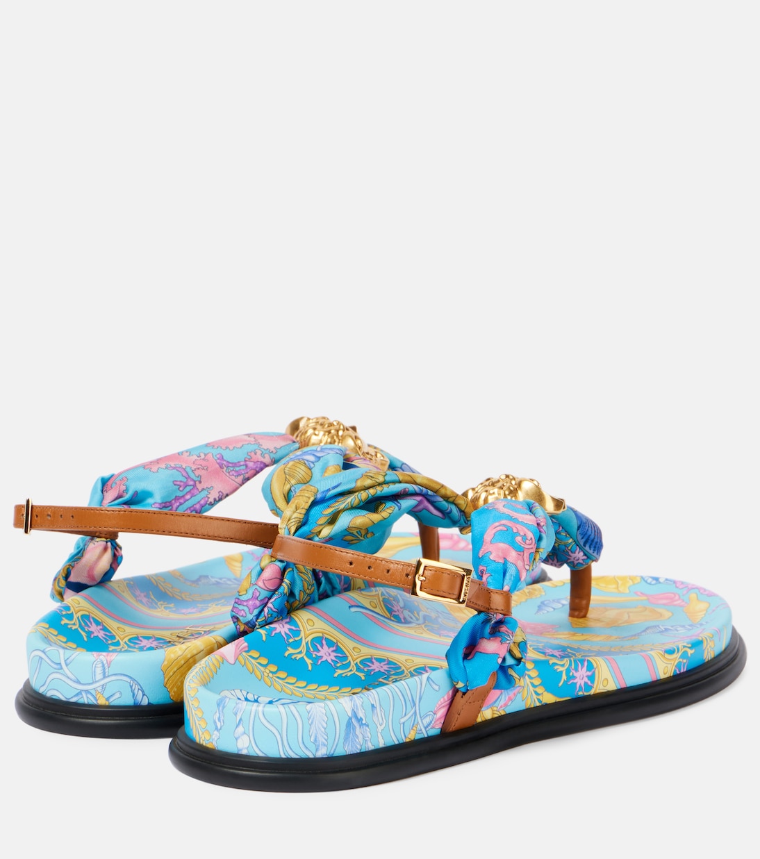 La Medusa printed thong sandals | Versace